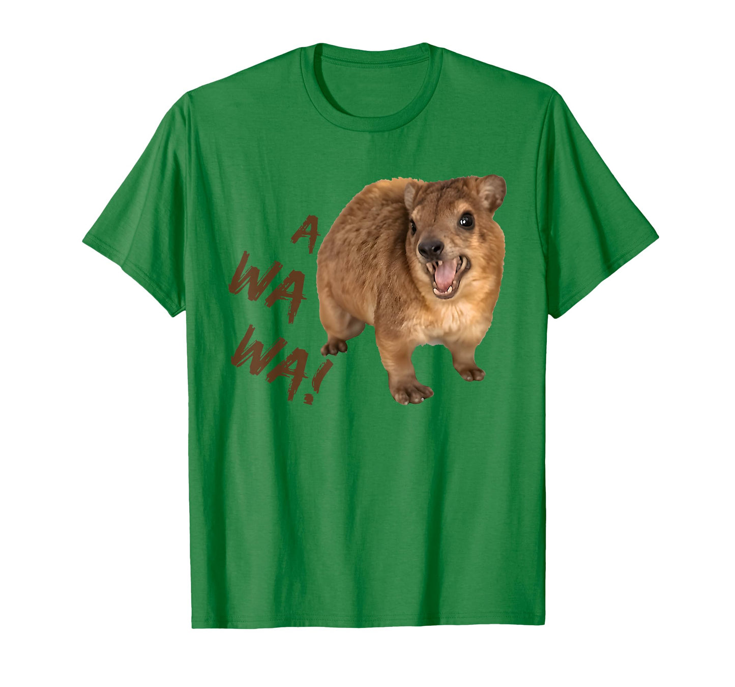 Awawa! Angry Screaming Hyrax Meme T-Shirt
