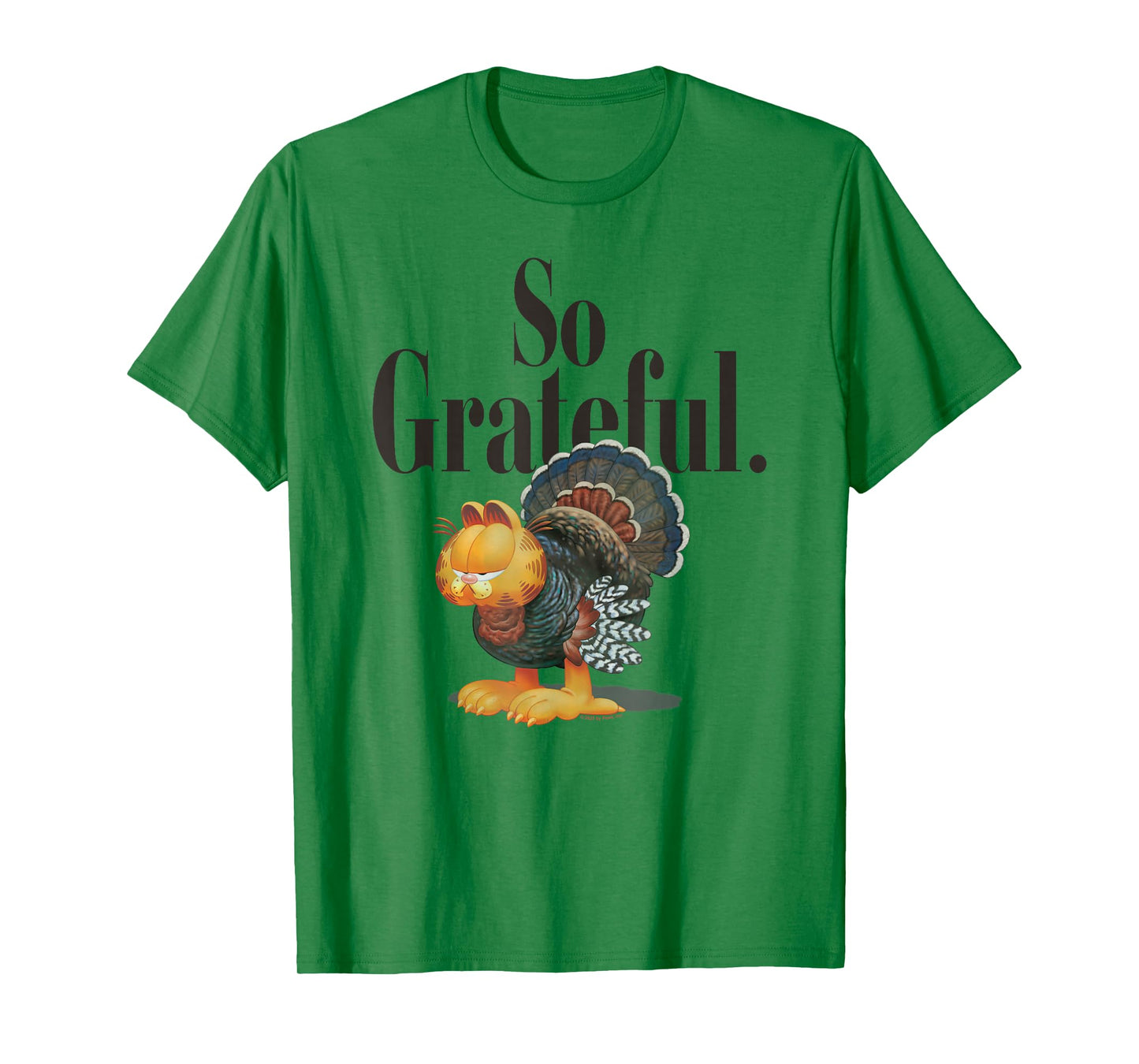 Garfield Thanksgiving So Grateful Turkey Garfield Retro T-Shirt