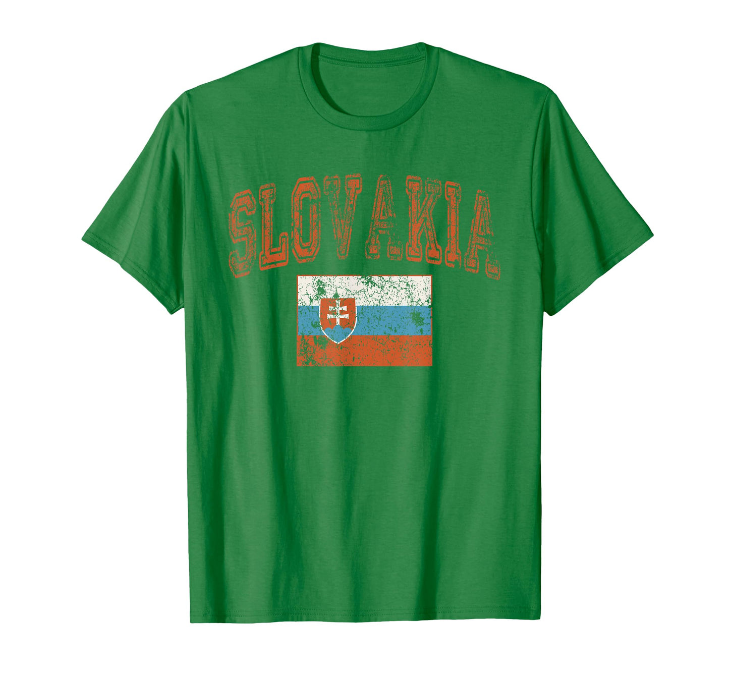 Vintage Retro Faded Slovakia Flag Slovakian Pride T-Shirt