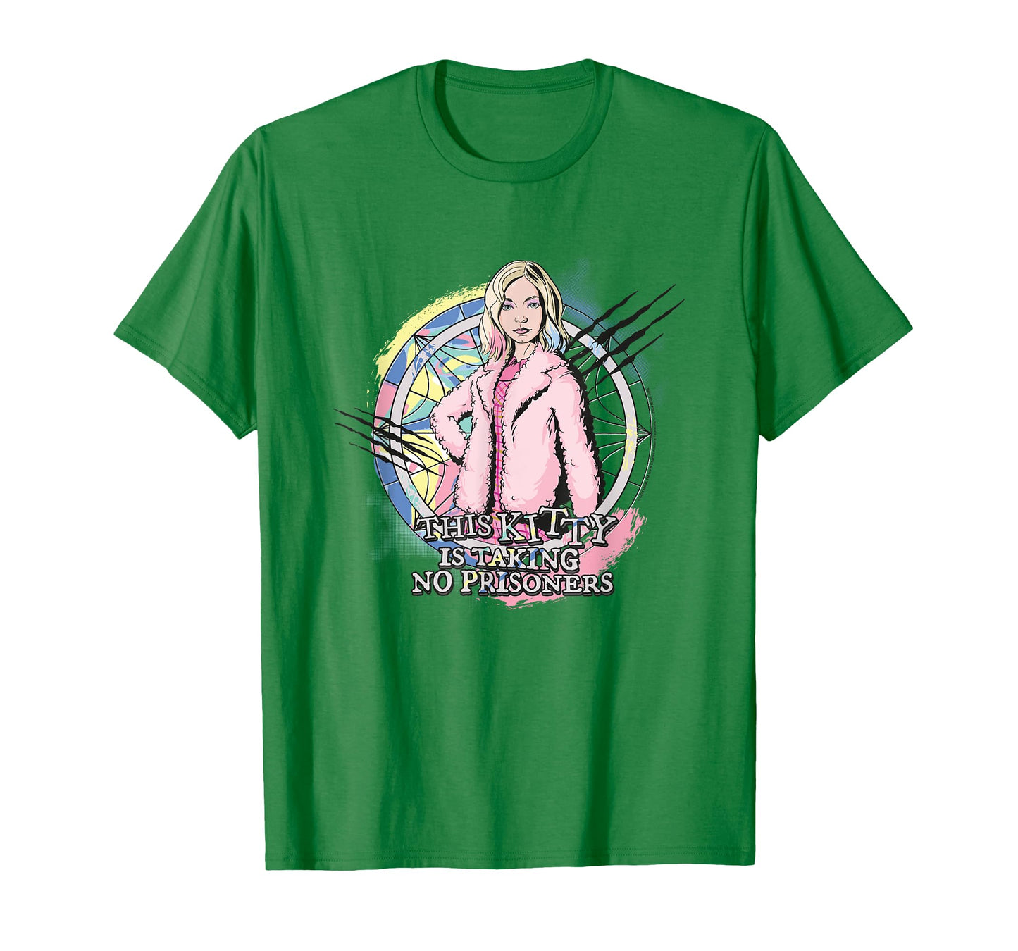 Wednesday This Kitty Is Taking No Prisoners Enid Logo T-Shirt