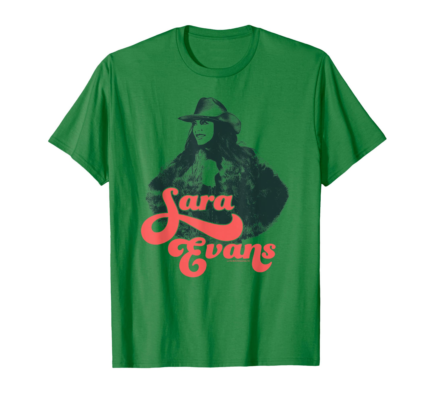 Sara Evans Bust Vintage Portrait T-Shirt