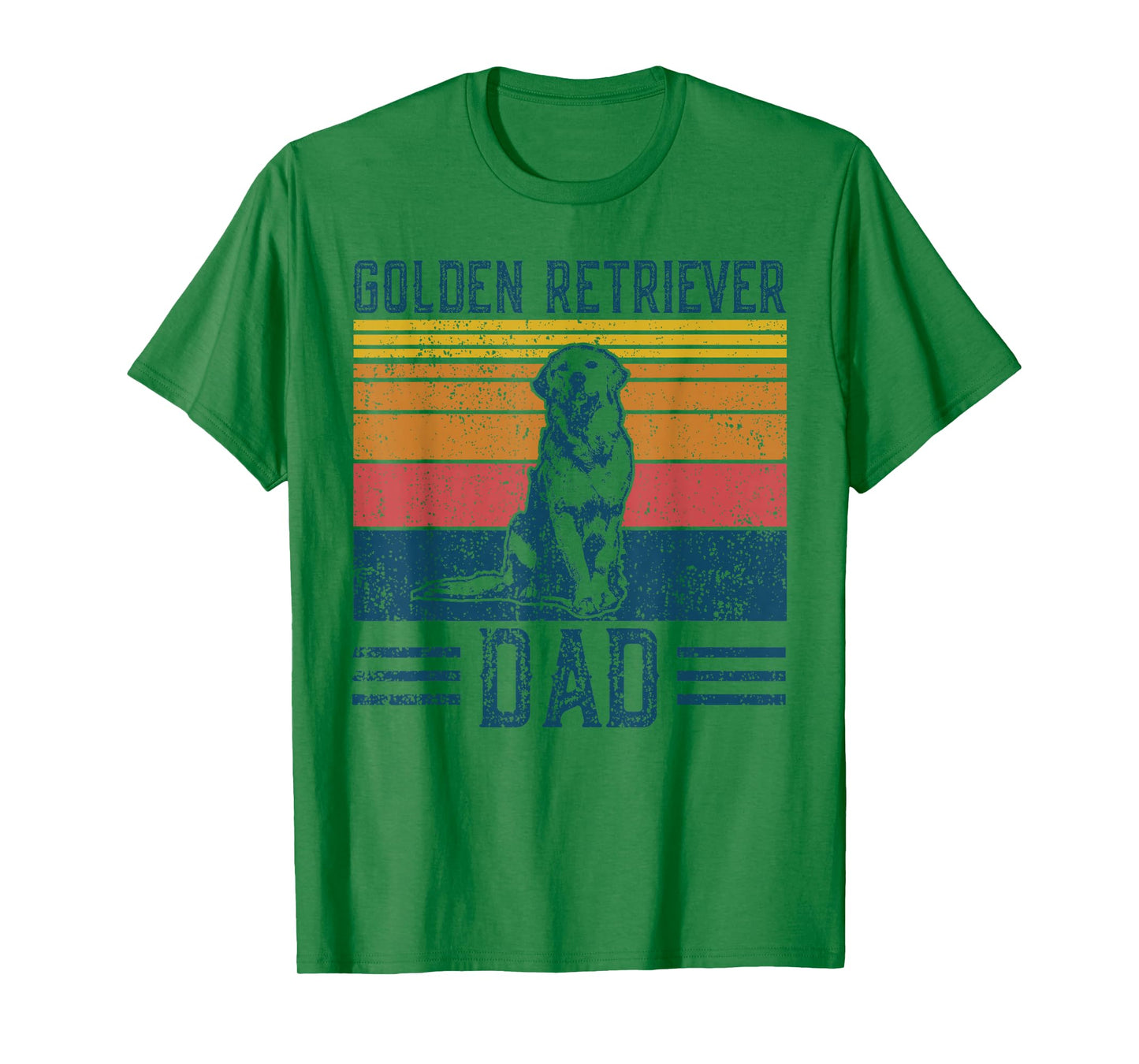 Dog Golden Dad - Vintage Golden Retriever Dad T-Shirt Small