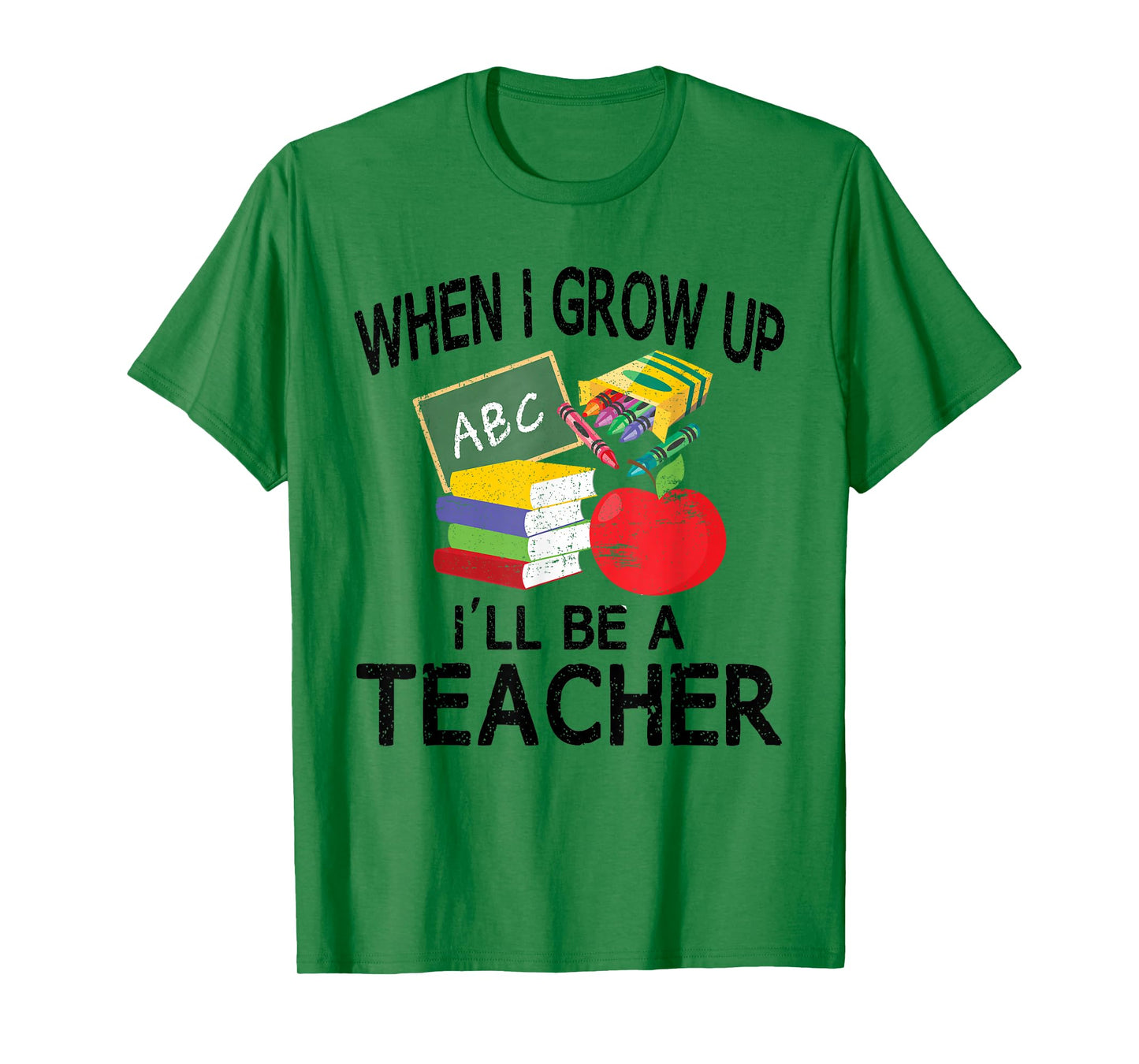 Funny Family Shirts Teacher T-Shirts Gifts When I Grow Up I'll Be A Teacher Tee for Adults and Kids T-Shirt