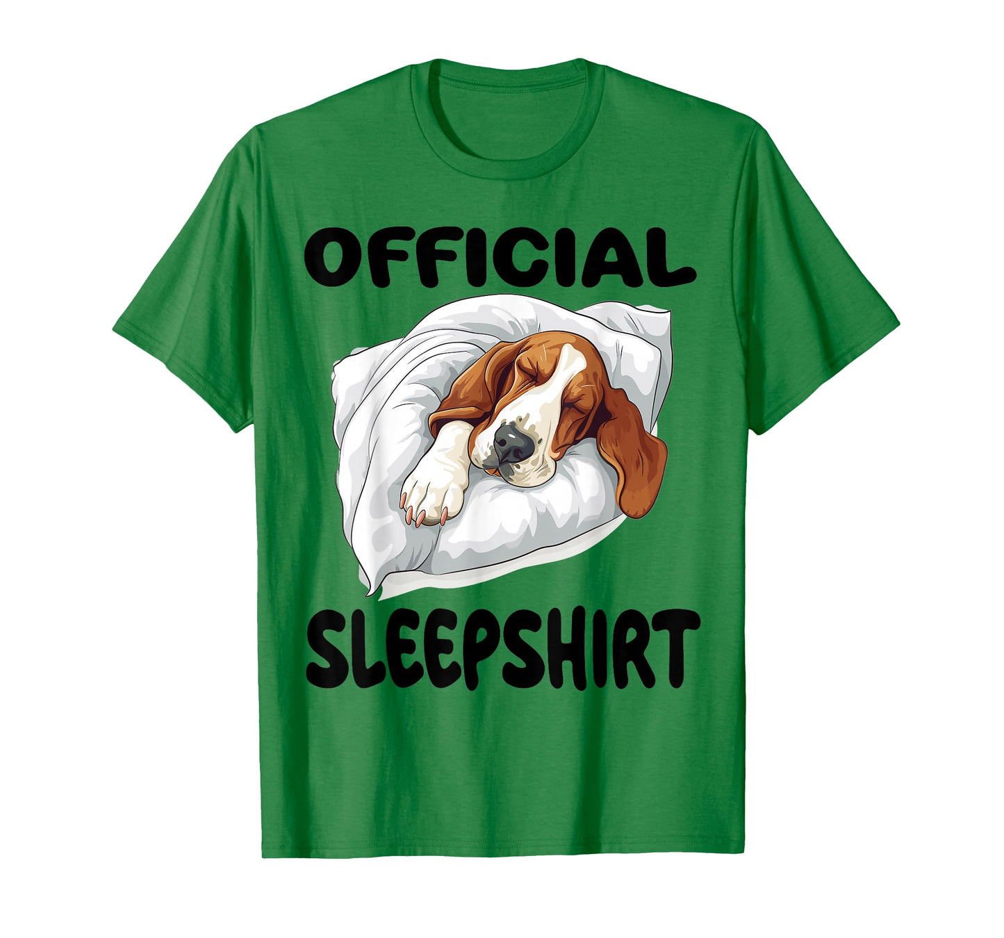 Basset Hound Dog Official Sleepshirt Pajamas Nightgown T-Shirt