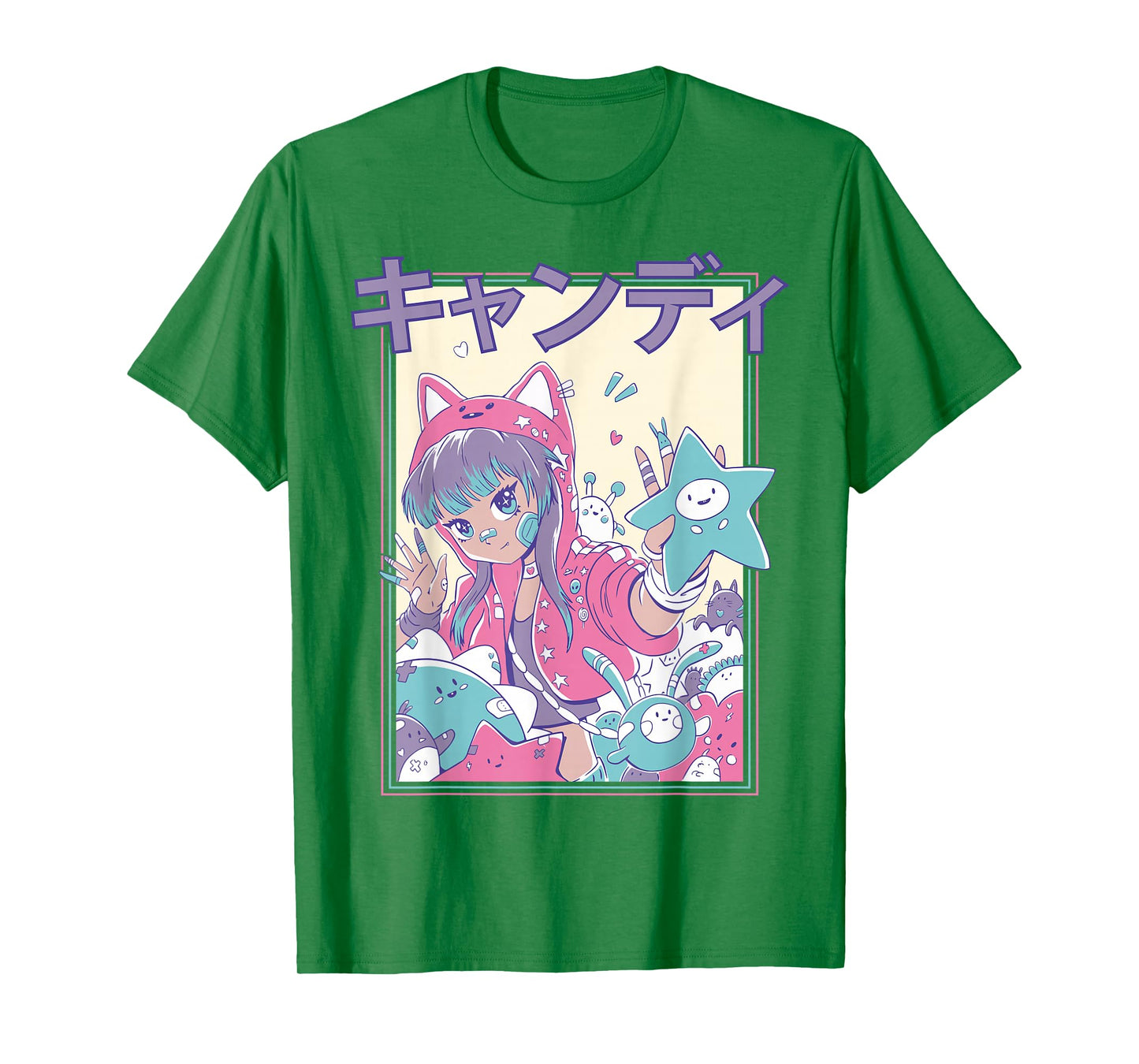Candycore Girl Cute Pink Pastel Kawaii Anime Aesthetic #8 T-Shirt