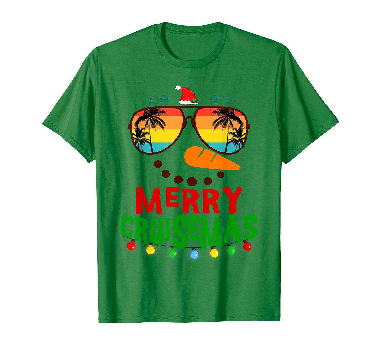 Merry Cruisemas 2025 Christmas Santa Snowman Cruise T-Shirt