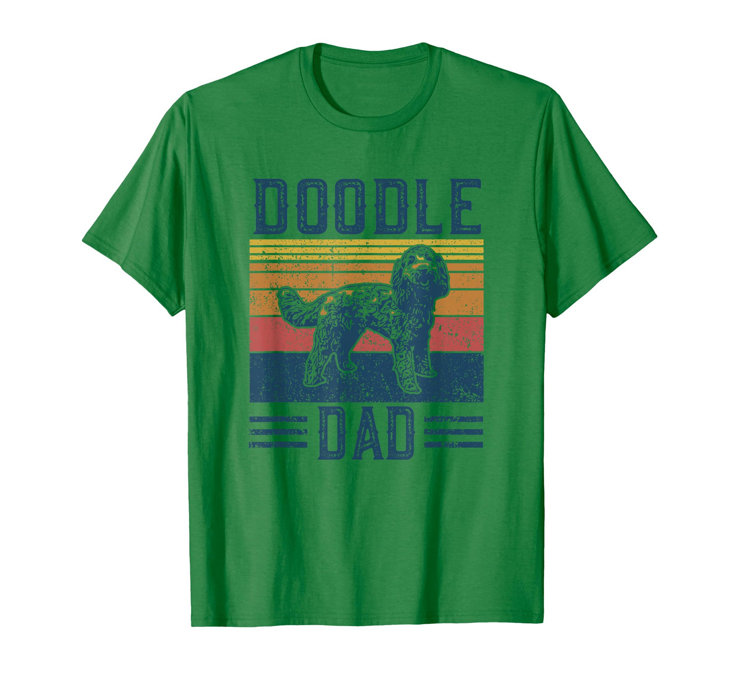 Funny Vintage Doodle Dad - Aussie Doodle & Goldendoodle T-Shirt