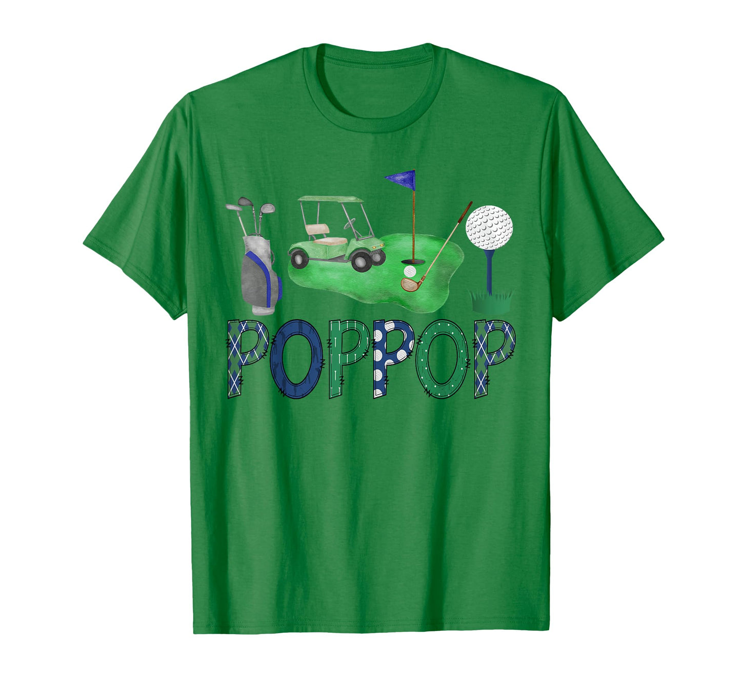 PopPop Of The Birthday Boy Hole in One Golf Sport Matching T-Shirt