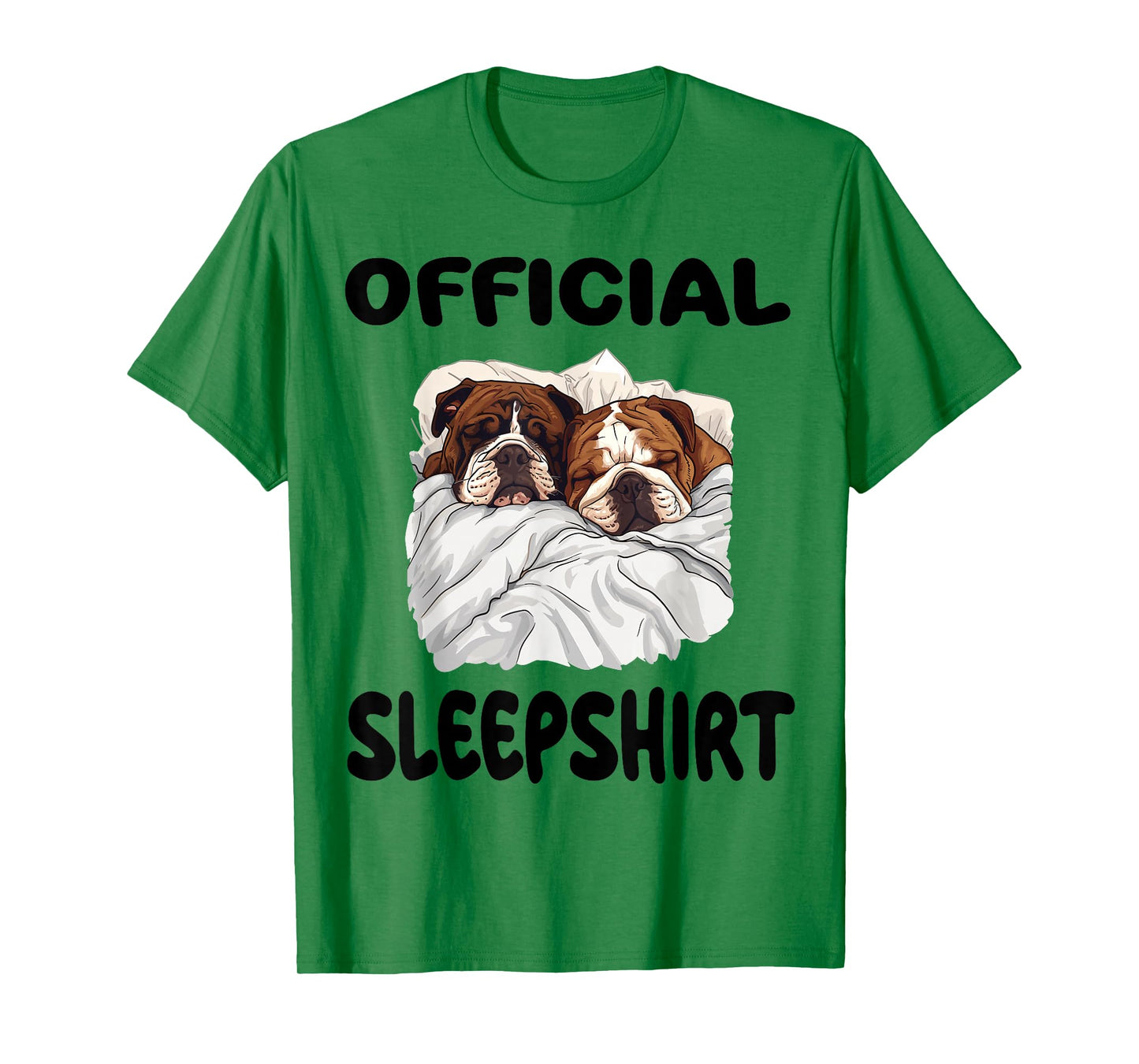 English Bulldog dog Official Sleepshirt Pajamas Nightgown T-Shirt
