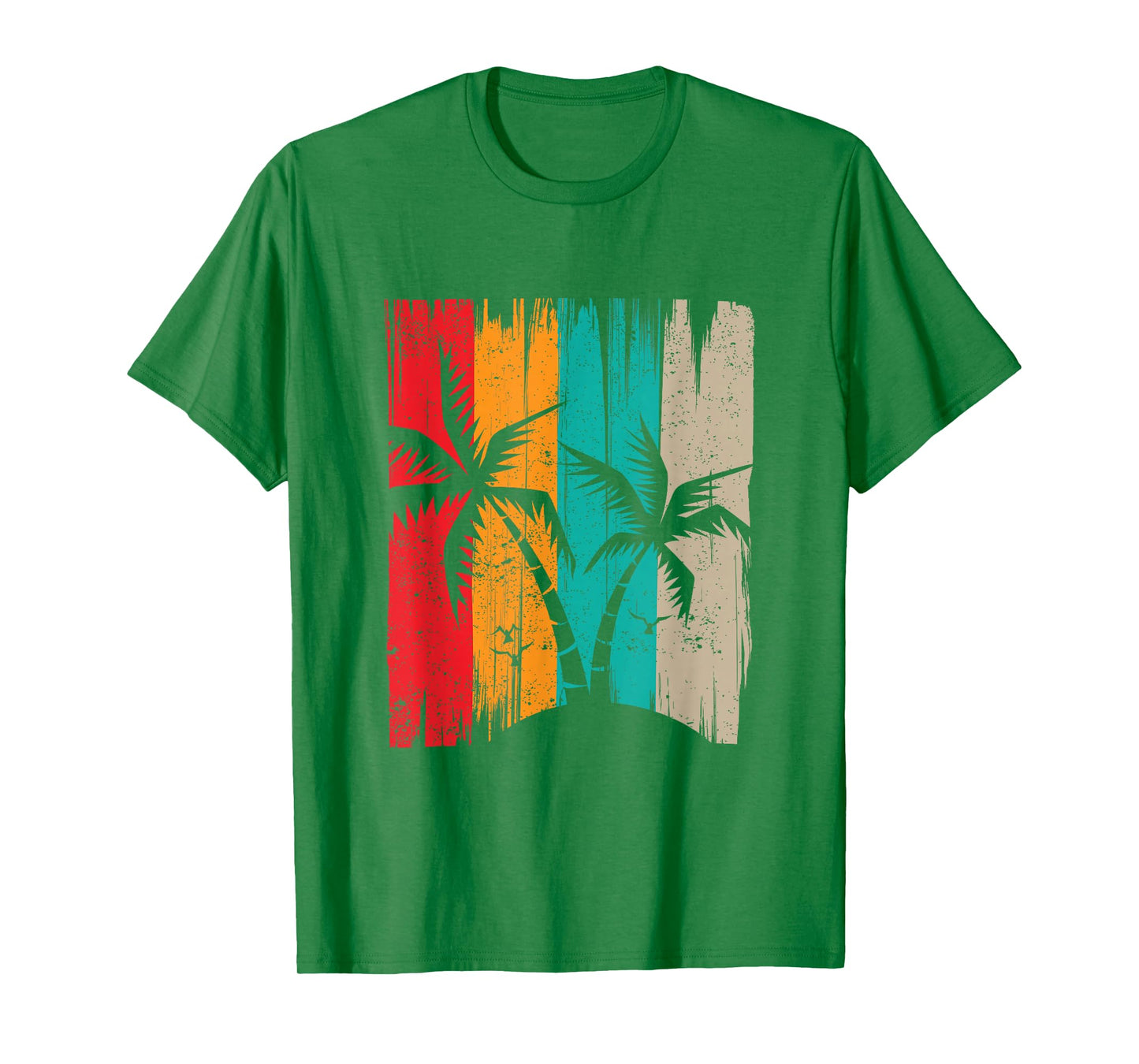 Palm Trees Retro Tropical Summer T-Shirt
