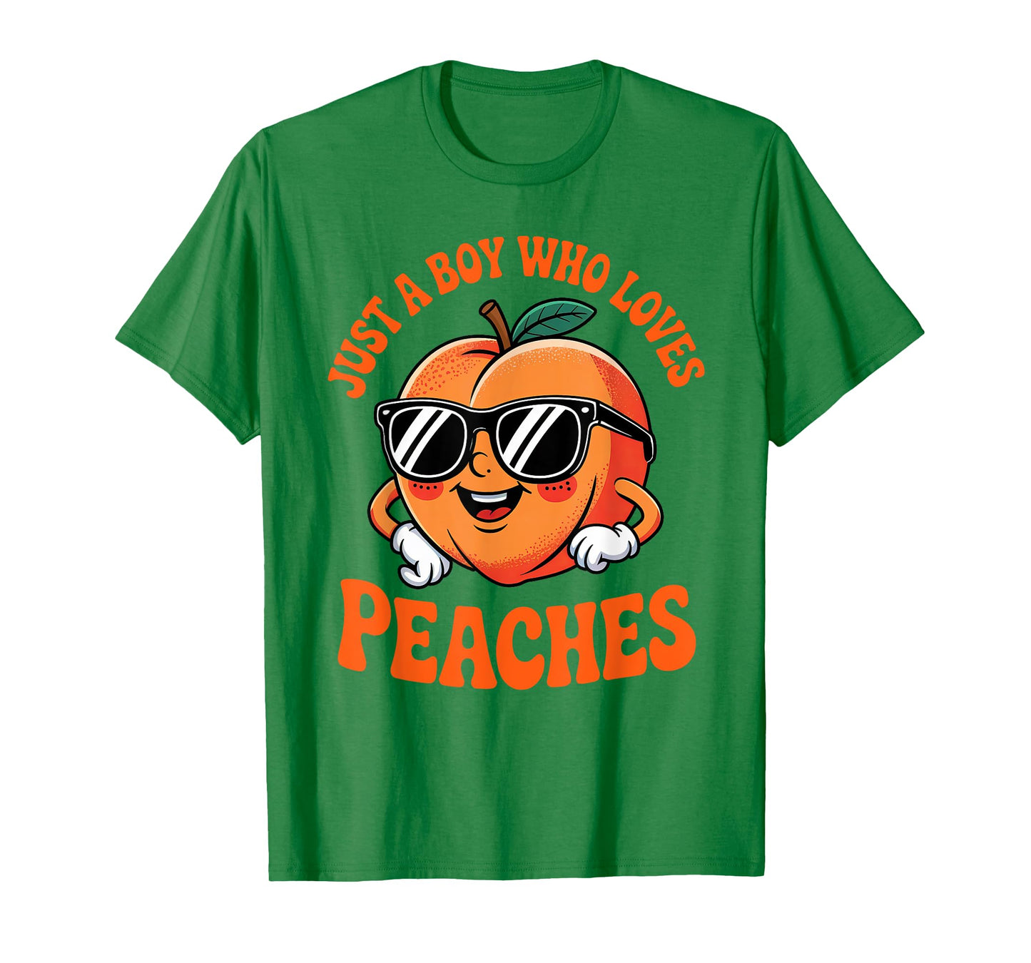 Just a Boy Who Loves Peaches Peach Teen Boys Toddler Kid T-Shirt