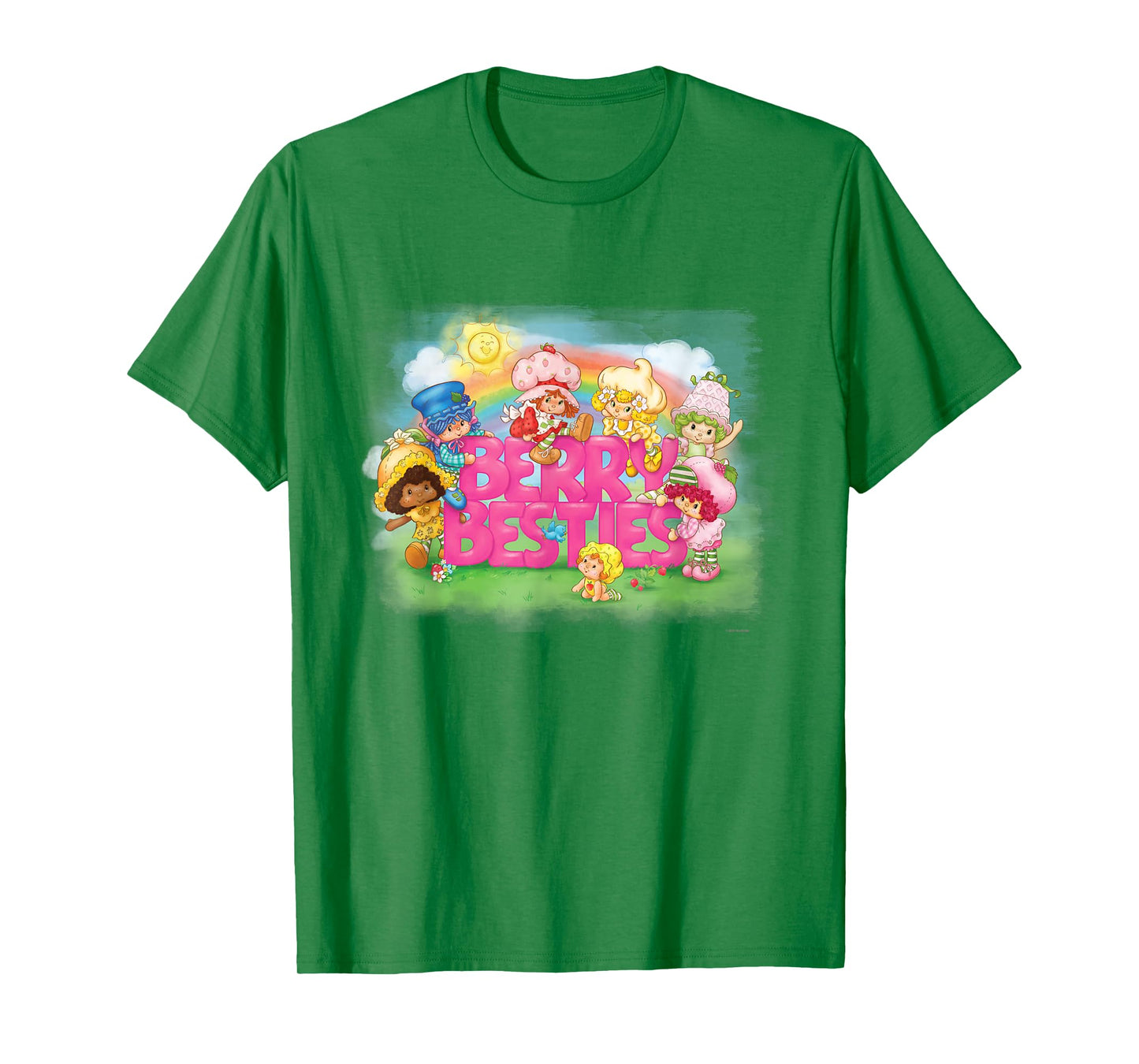 Strawberry Shortcake Berry Besties Garden Rainbow Group T-Shirt