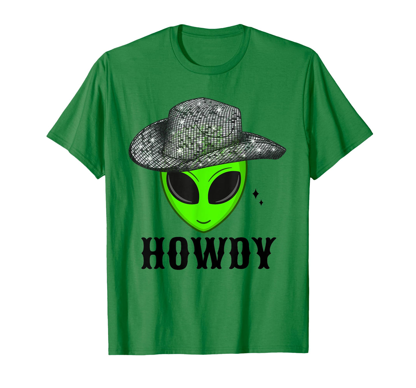 Cool Cowboy Hat Alien Space Western Dance Disco Howdy T-Shirt