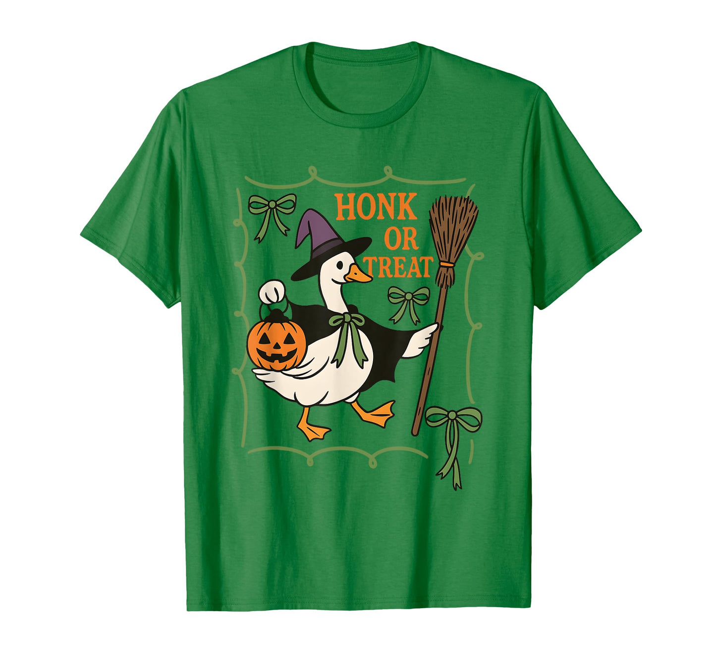 Toddler Goose Halloween Honk or Treat, Funny Spooky Vibes T-Shirt