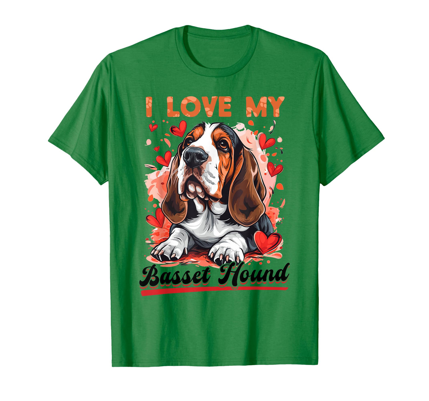 Basset Hound Dog Breed I Love my Basset Hound T-Shirt