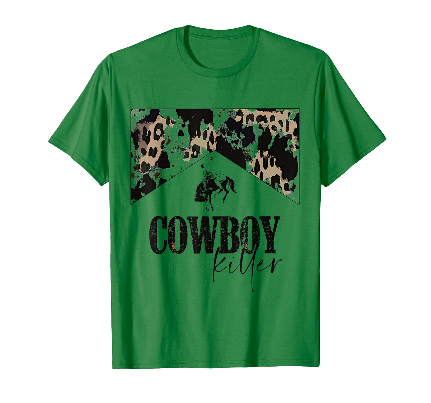Cowboy Killer Western leopard country cowgirl vintage woman T-Shirt