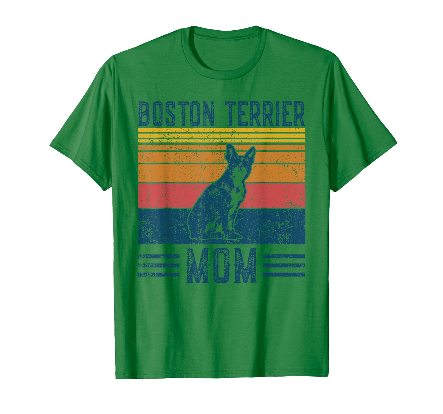 Dog Boston Terrier Mom - Vintage Boston Terrier Mom T-Shirt