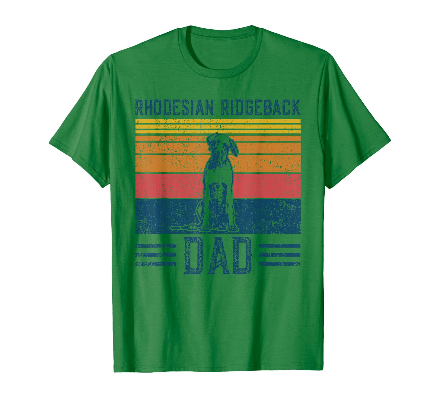 Dog Ridgeback Dad - Vintage Rhodesian Ridgeback Dad T-Shirt