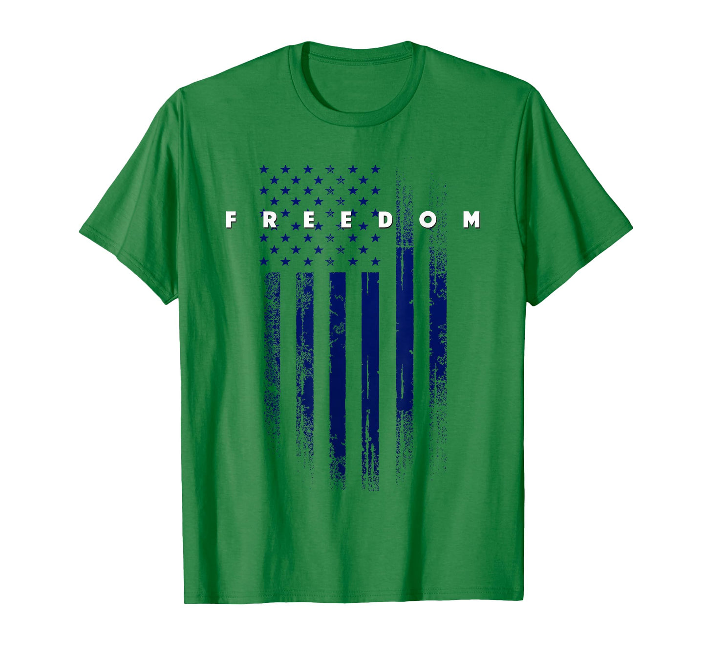 USA Patriotic Pride Grunge American Flag Freedom T-Shirt