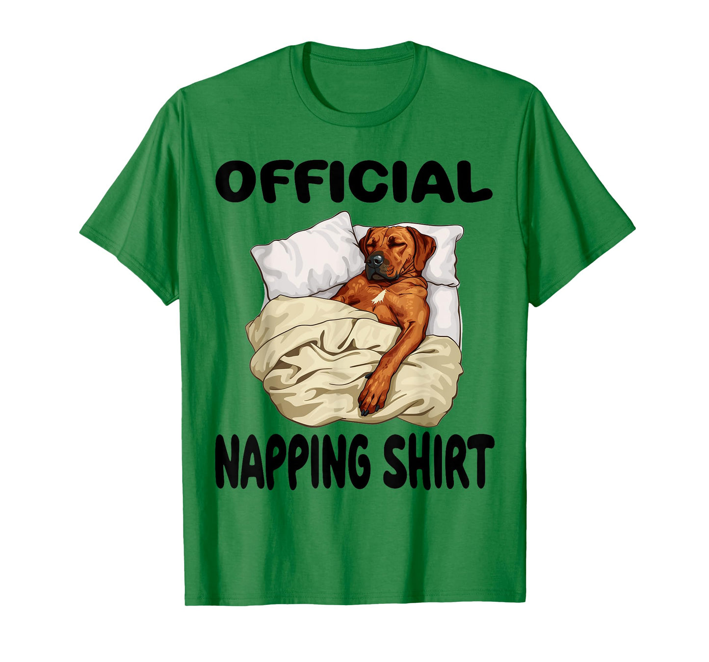 Rhodesian Ridgeback Dog Official Napping shirt Pajamas T-Shirt