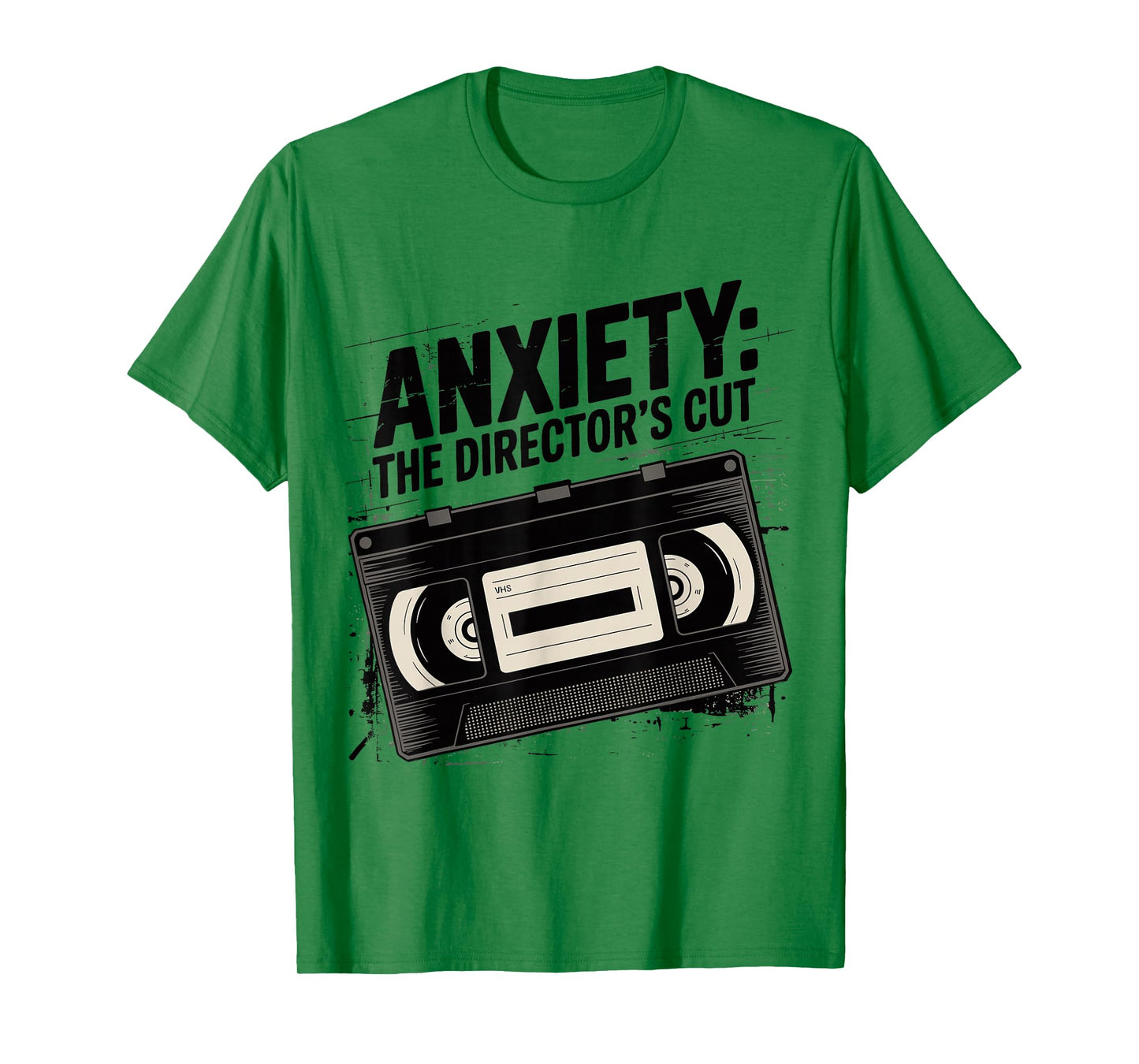 Anxiety The Director’s Cut Retro VHS Apparel Design T-Shirt