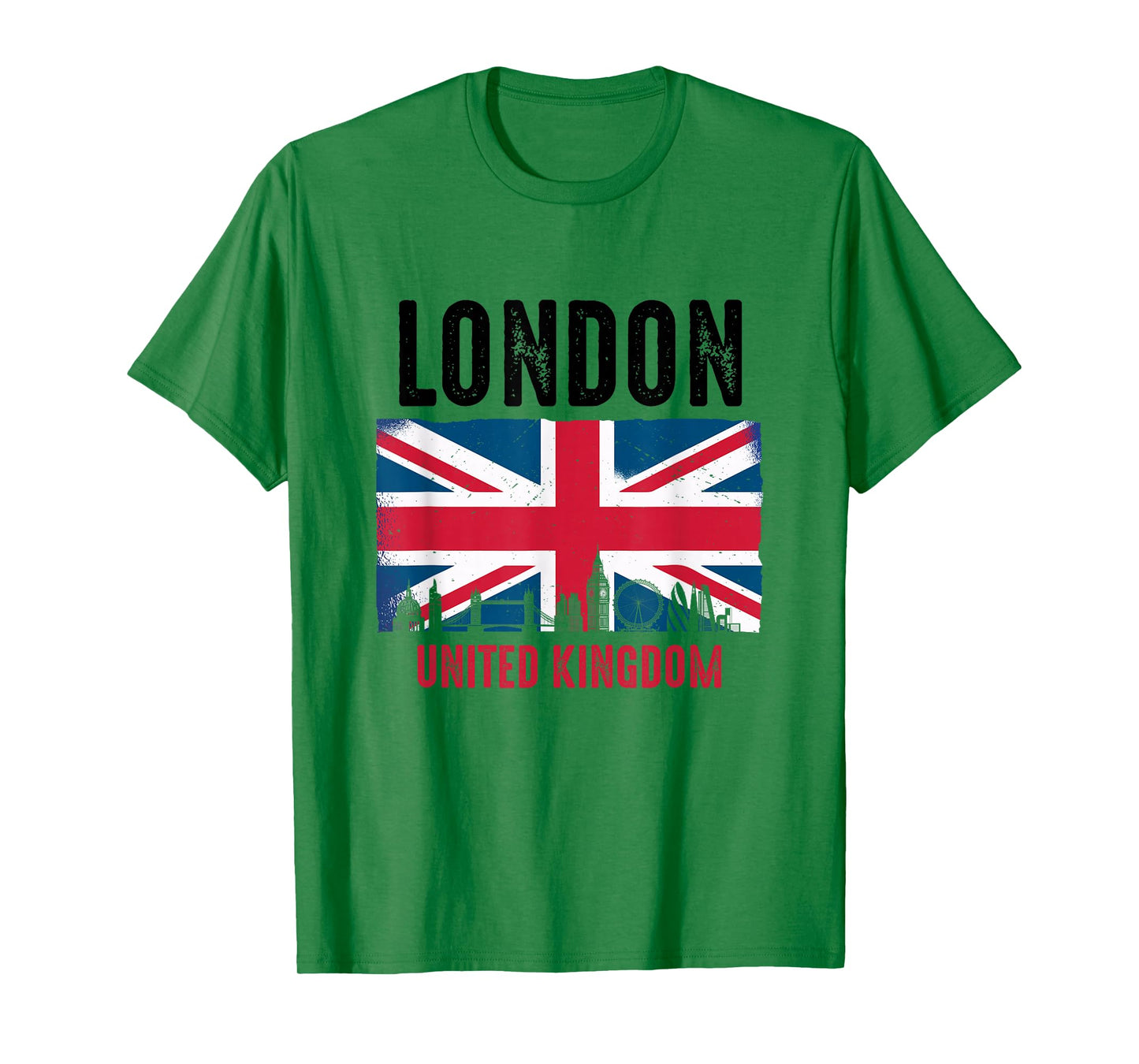 London England Vintage UK United Kingdom Flag British City T-Shirt