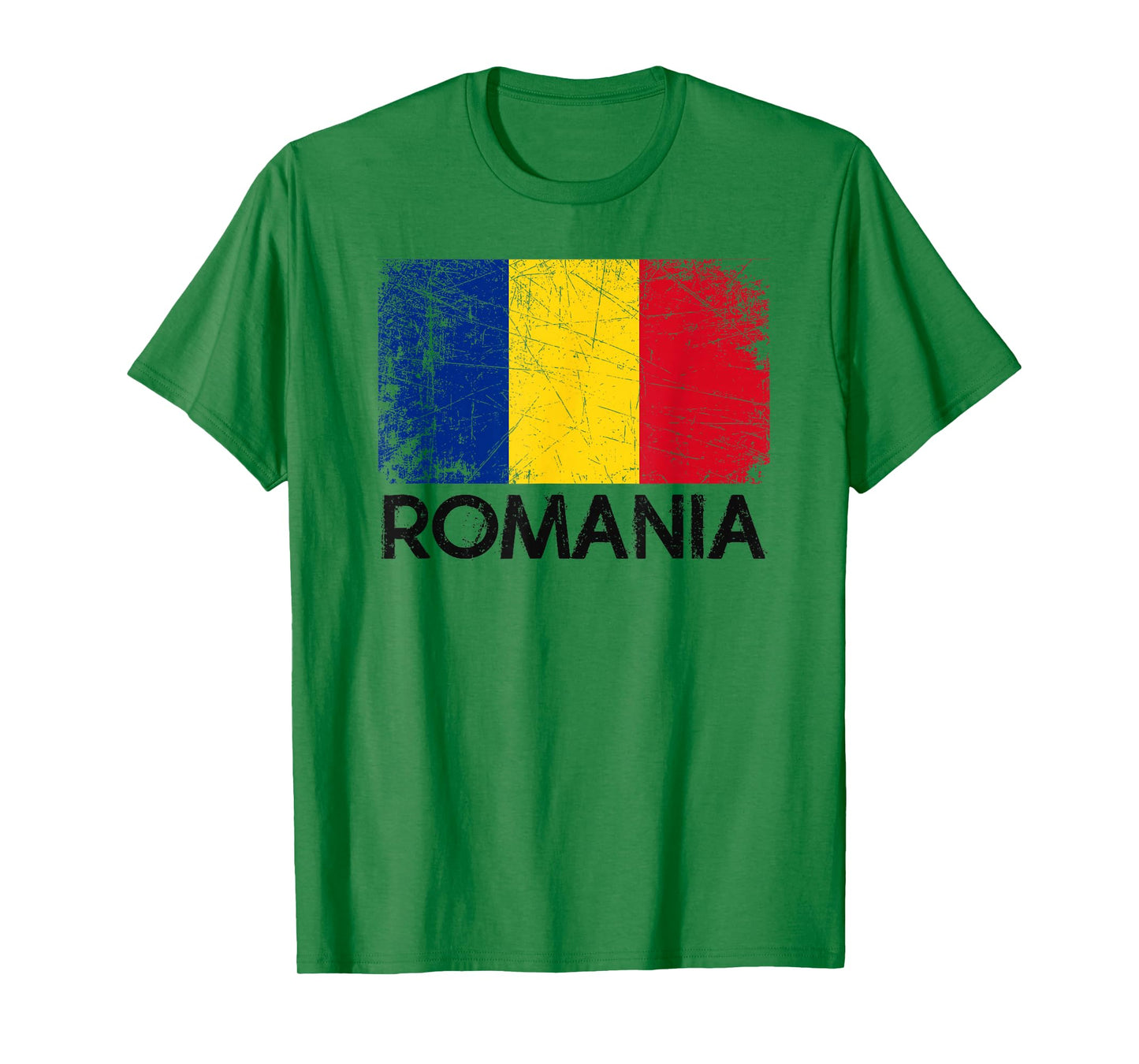 Romanian Flag T-Shirt | Vintage Made In Romania Gift T-Shirt
