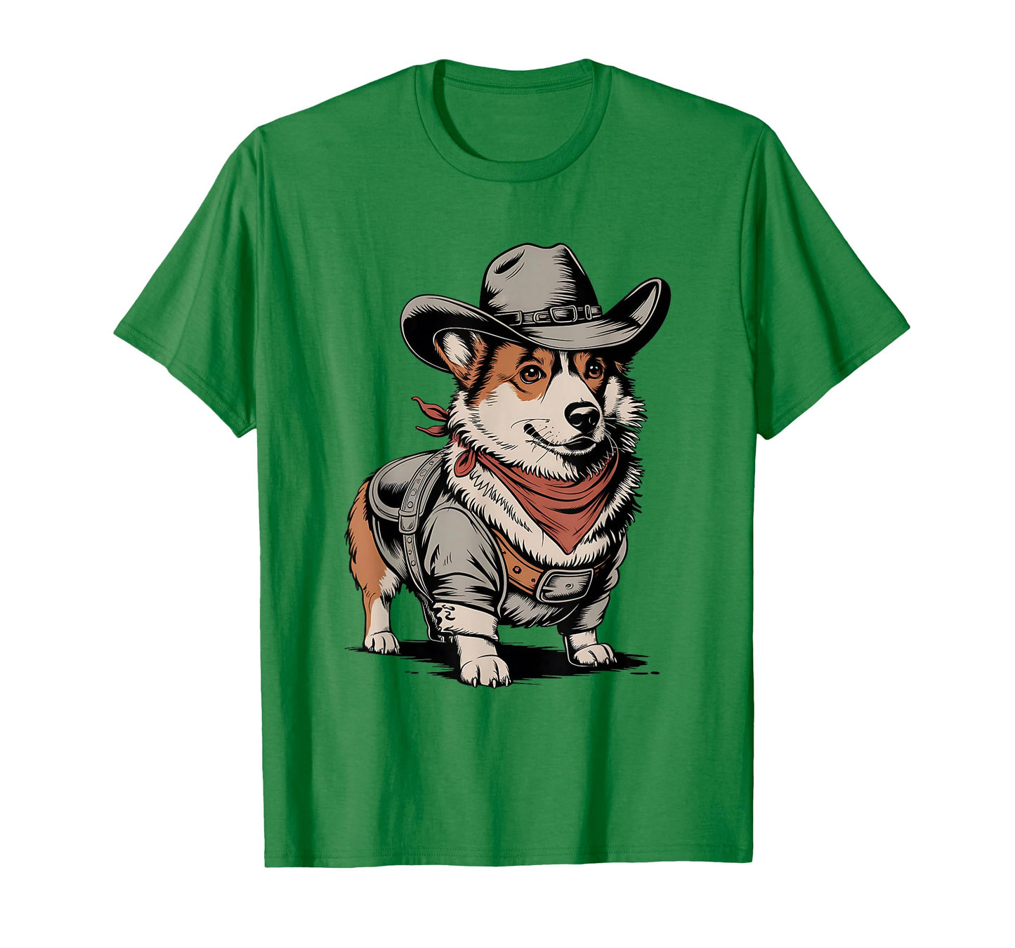 Funny Corgi Gifts Women Men Corgi Gifts Unisex Adults & Kids Corgi Lover Country Western T-Shirt White Small