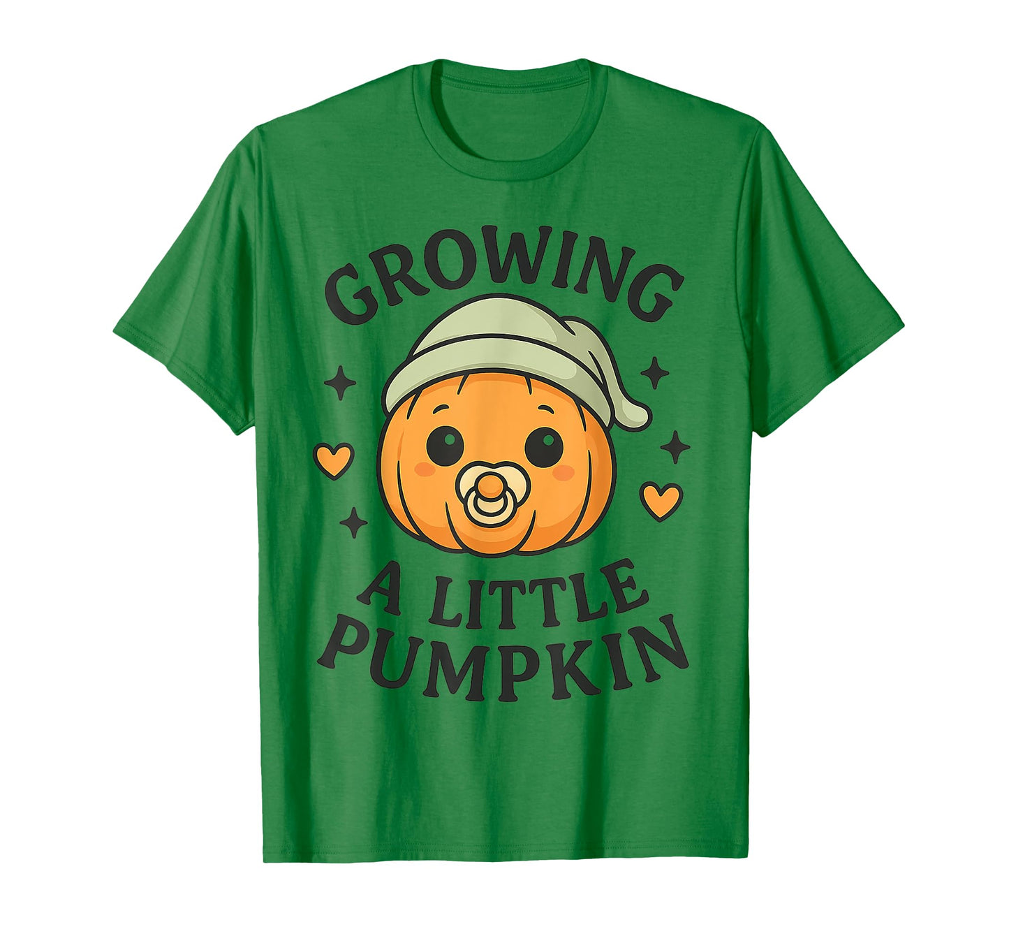 Growing A Little Pumpkin Fall Pregnancy Announcement Reveal T-Shirt