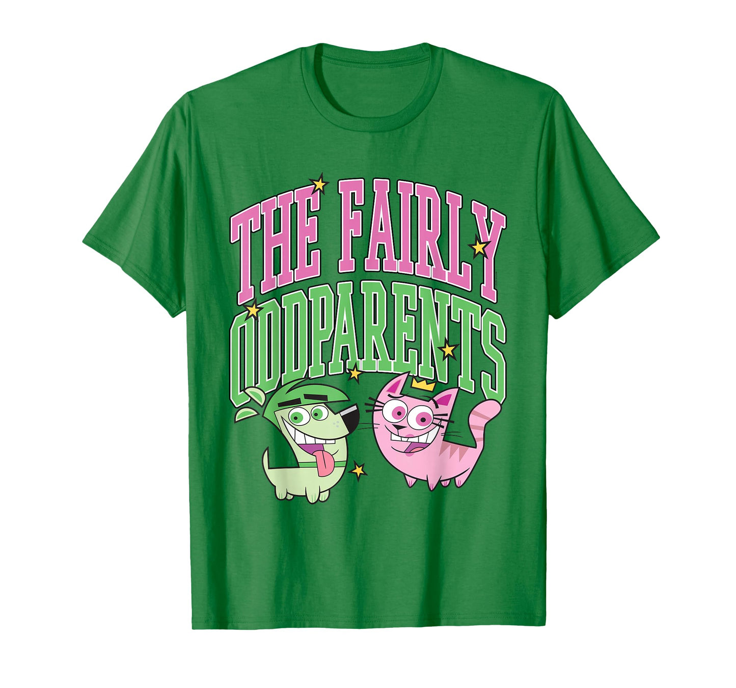 The Fairly OddParents Cosmo Dog and Wanda Cat Cartoon T-Shirt
