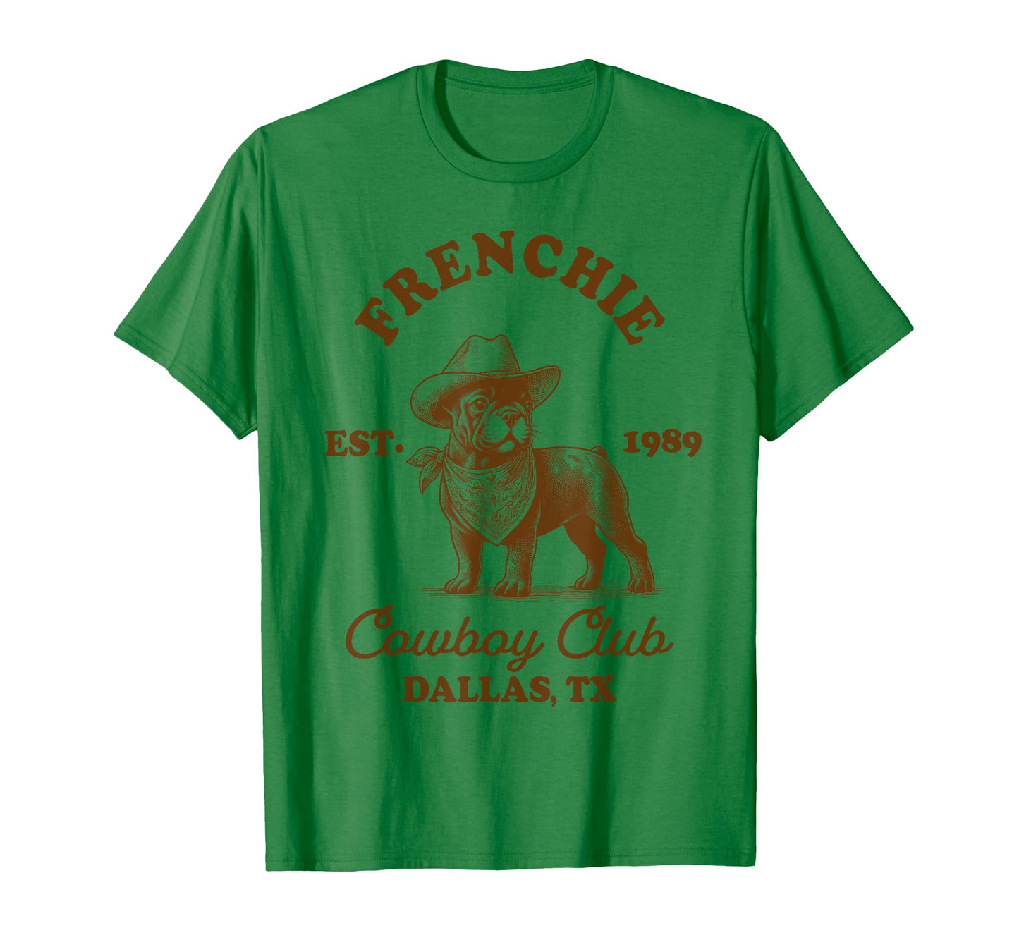 Frenchie Mom French Bulldog Mom Howdy Frenchie Cowboys Club T-Shirt