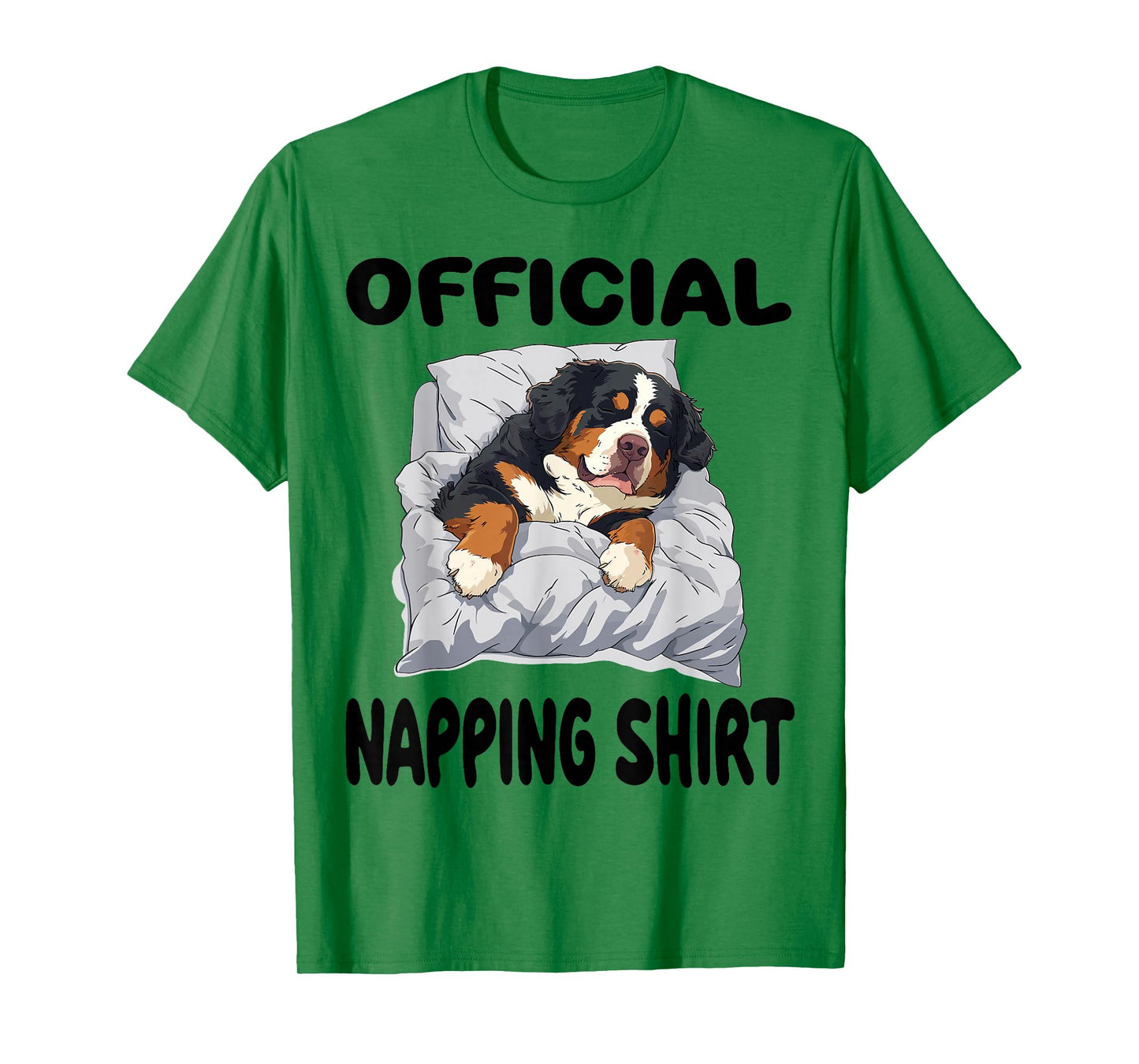 Bernese Mountain Dog Official Napping Shirt Pajamas T-Shirt
