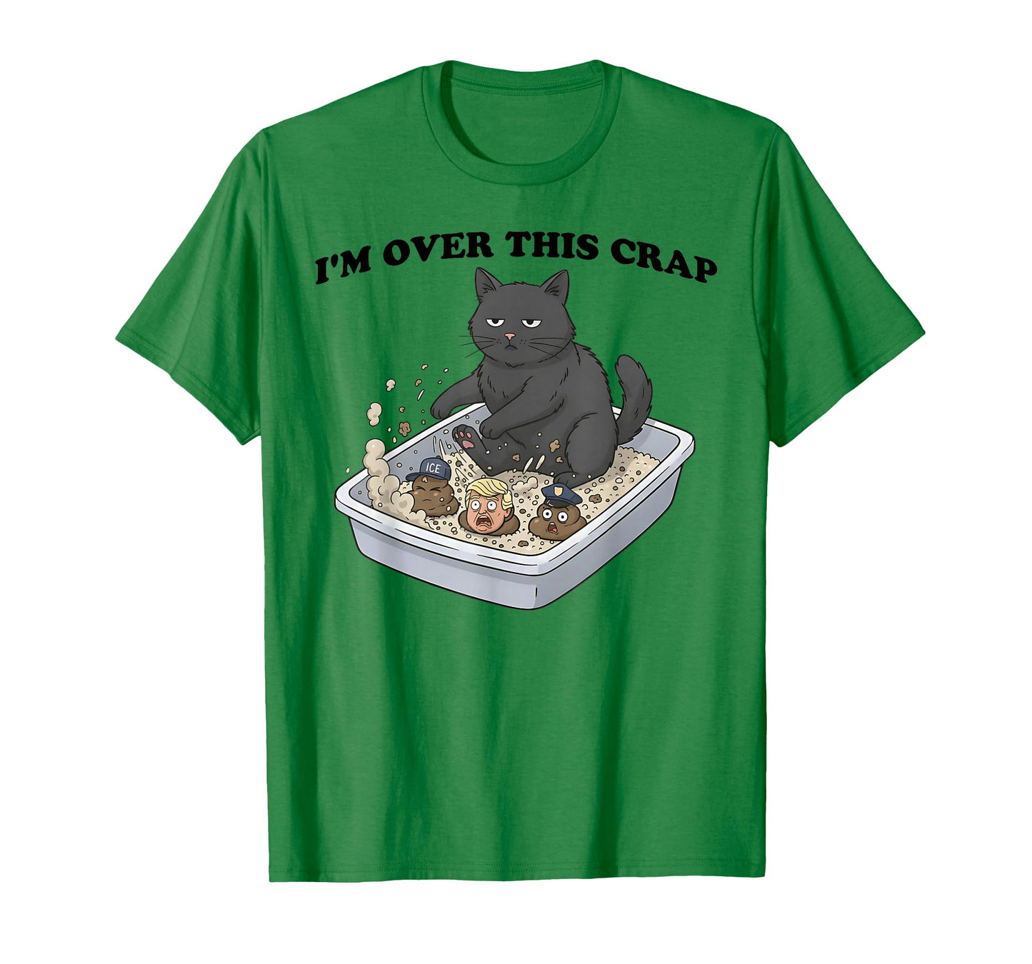 Cat I'm Over This Crap T-Shirt