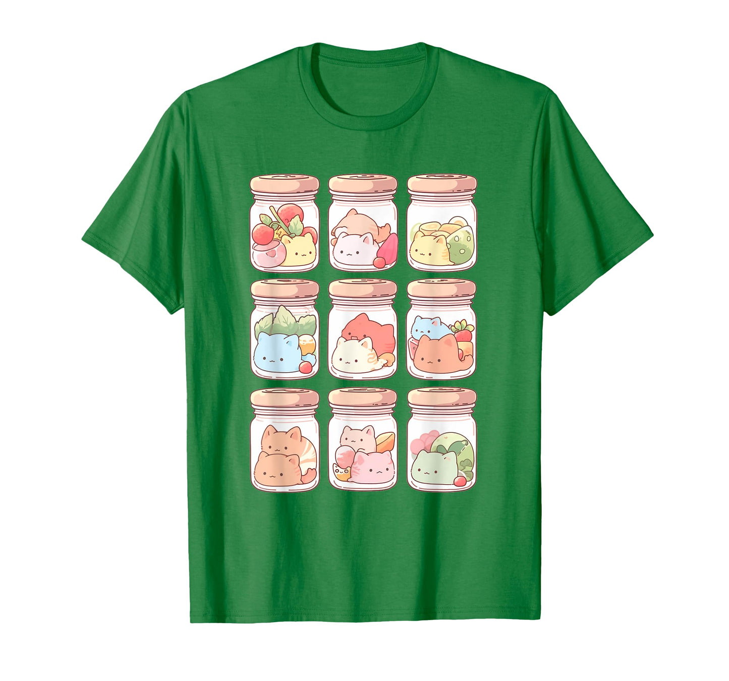 Kawaii Chibi Cats | Japanese Anime Manga Decora Aesthetic T-Shirt