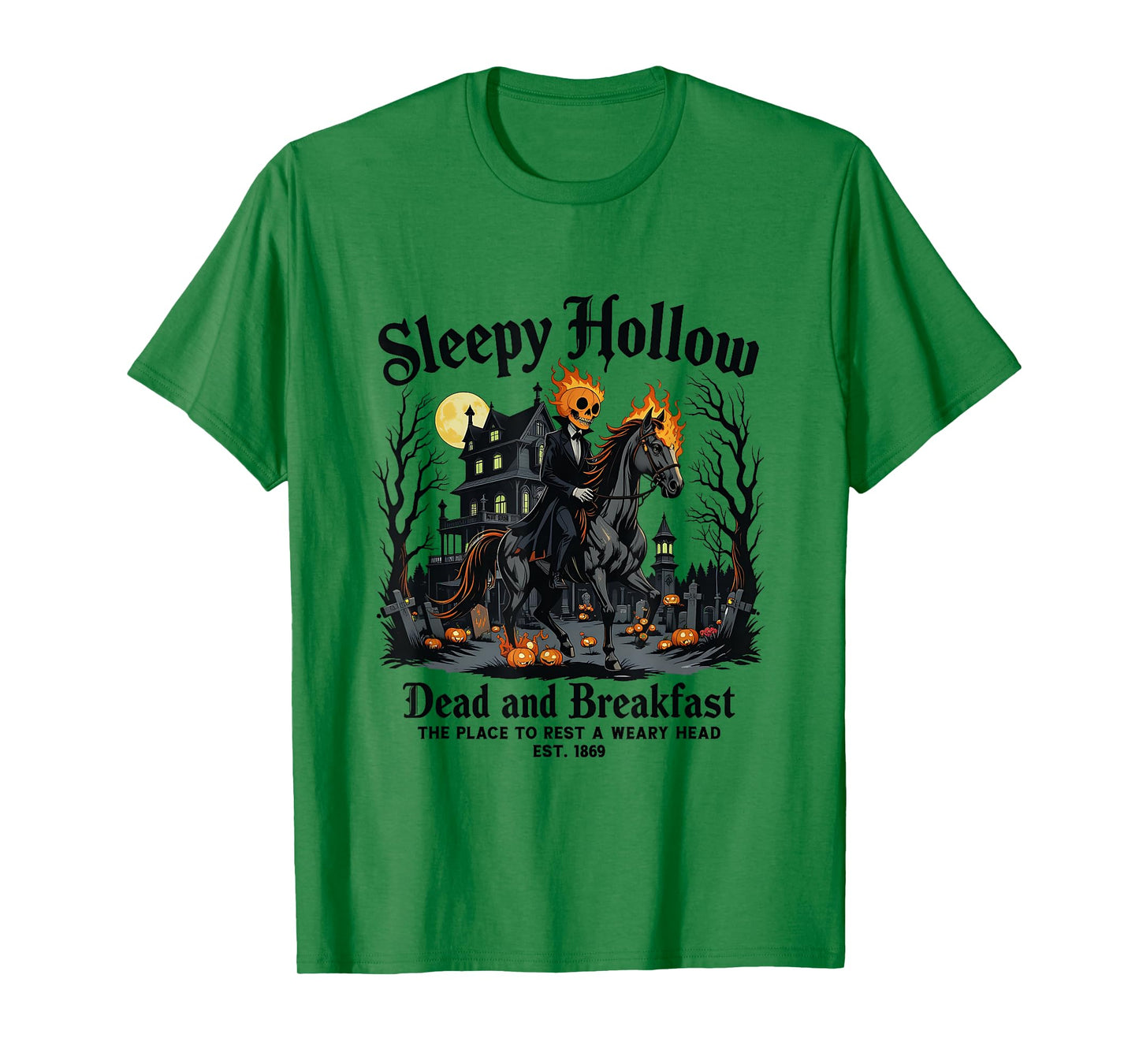 Sleepy Hollow Horseman Halloween Spooky Season Vintage T-Shirt