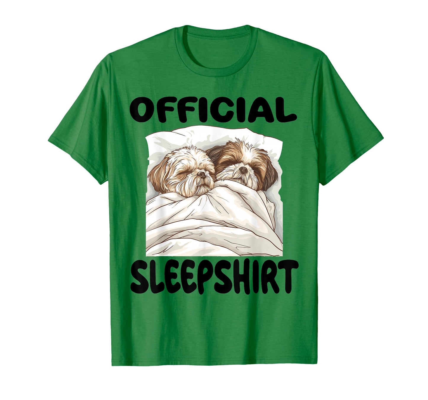Shih Tzu Dog Official Sleepshirt Pajamas Nightgown T-Shirt