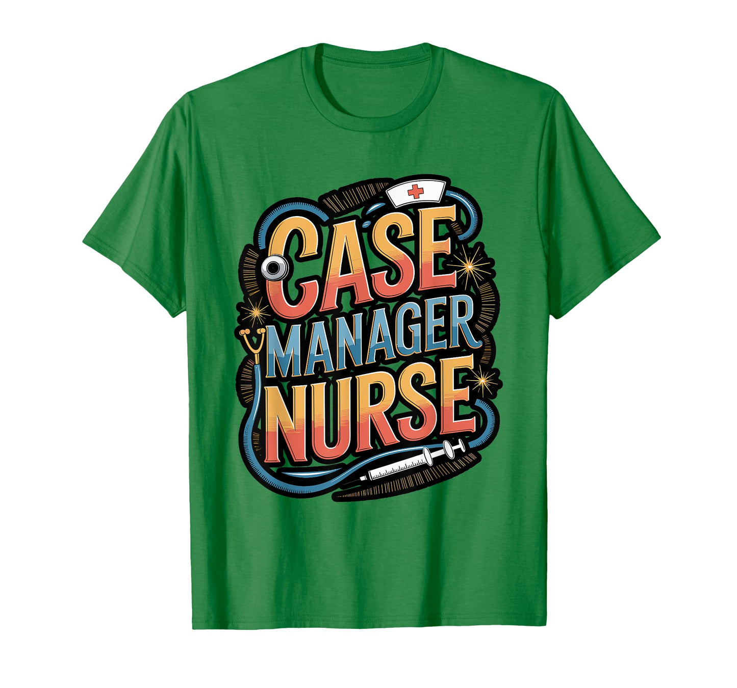 Nurse Case Manager Heart Design T-Shirt