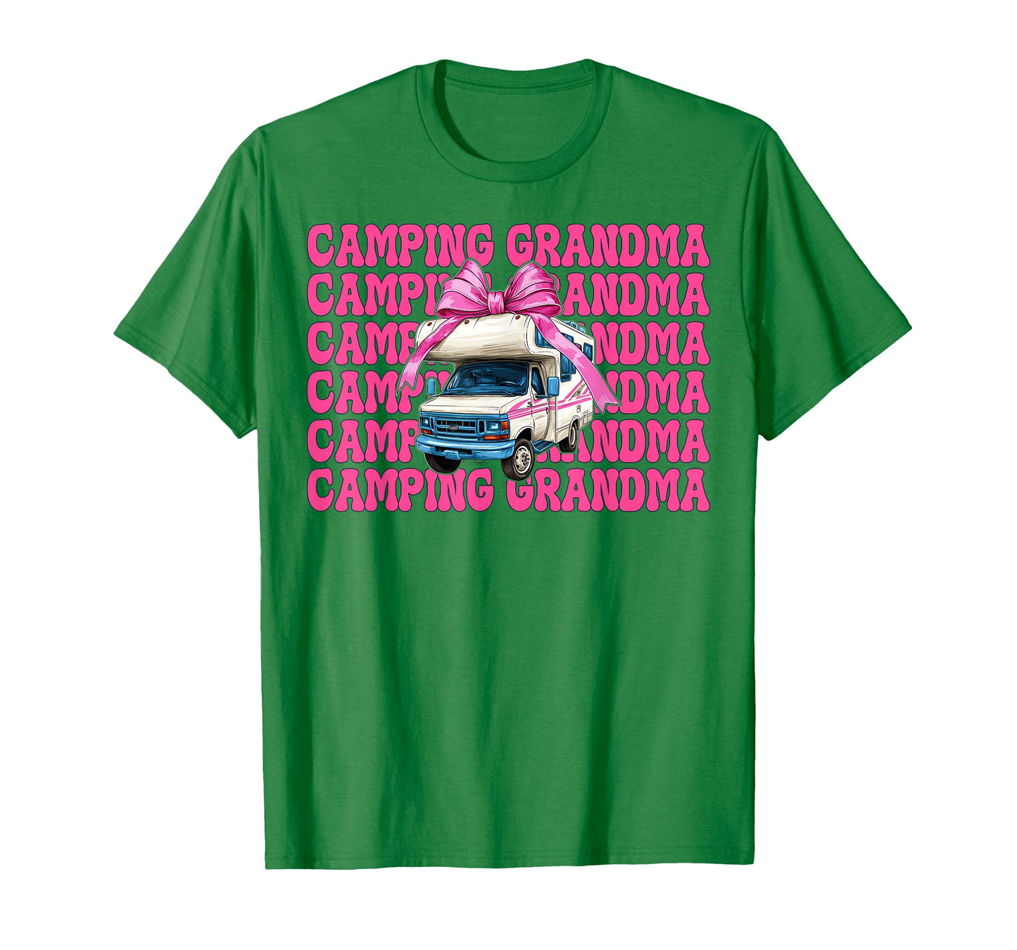 Camping Grandma RV Camping Camper Motorhome Nana Coquette T-Shirt
