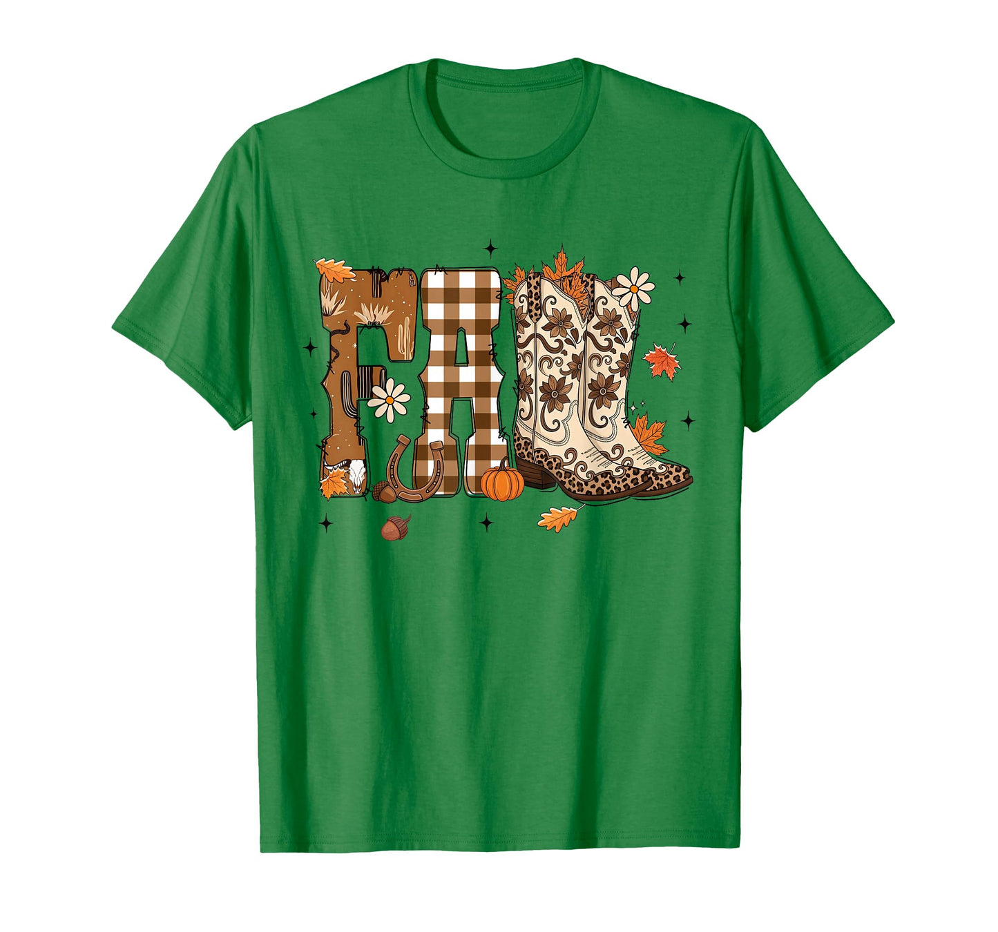 Howdy Fall Country Western Cowboy Boots Thanksgiving Autumn T-Shirt