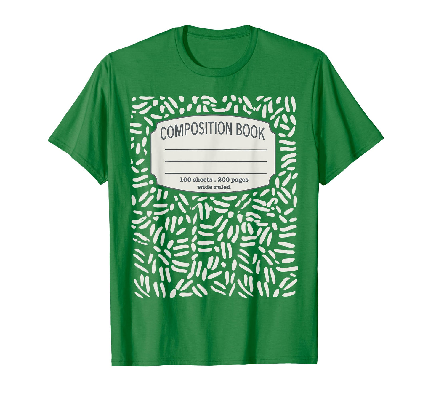 Composition Notebook Costume - Matching Group Halloween T-Shirt