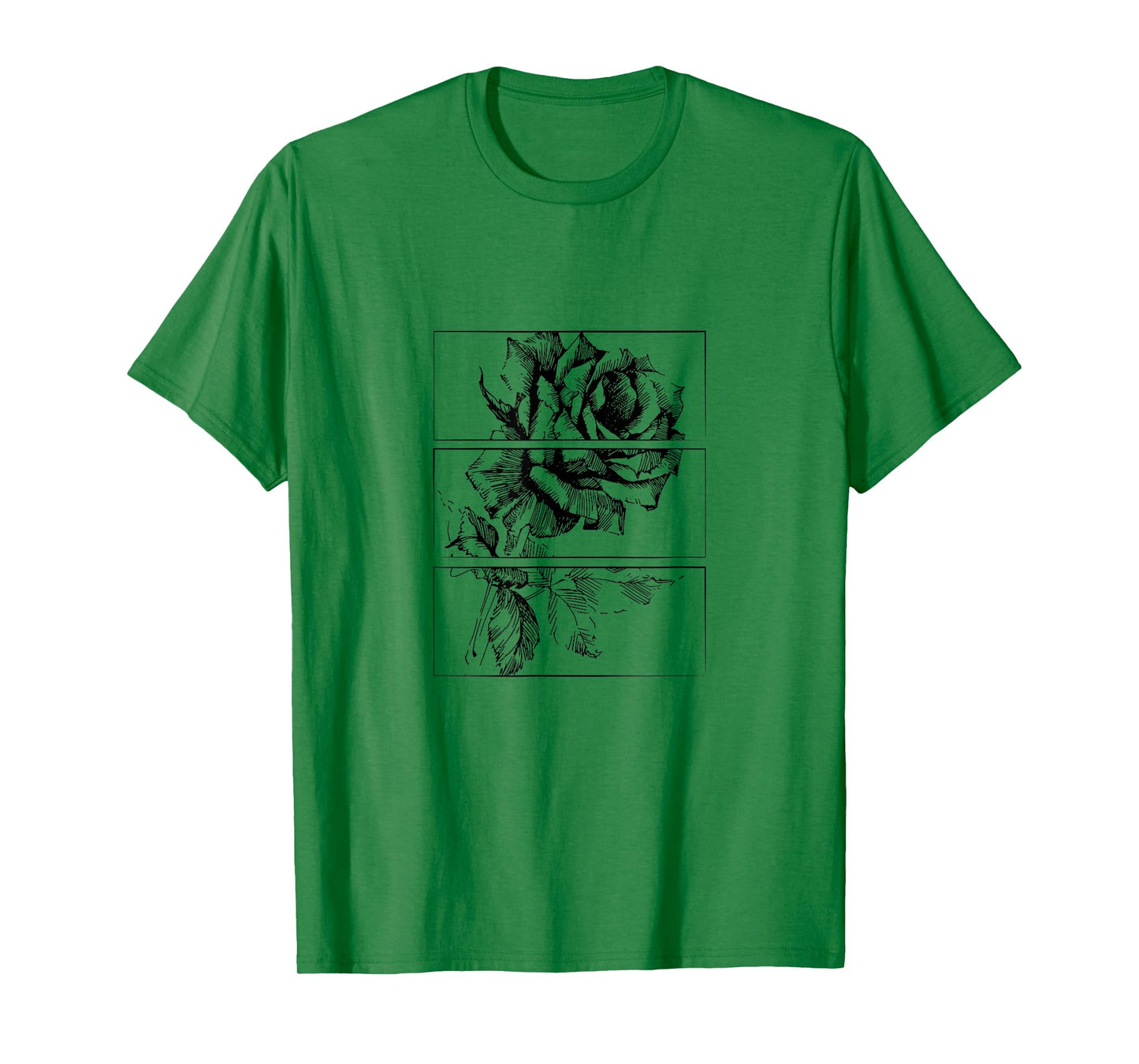 Black Roses Aesthetic Clothing Soft Grunge Clothes Goth Punk T-Shirt