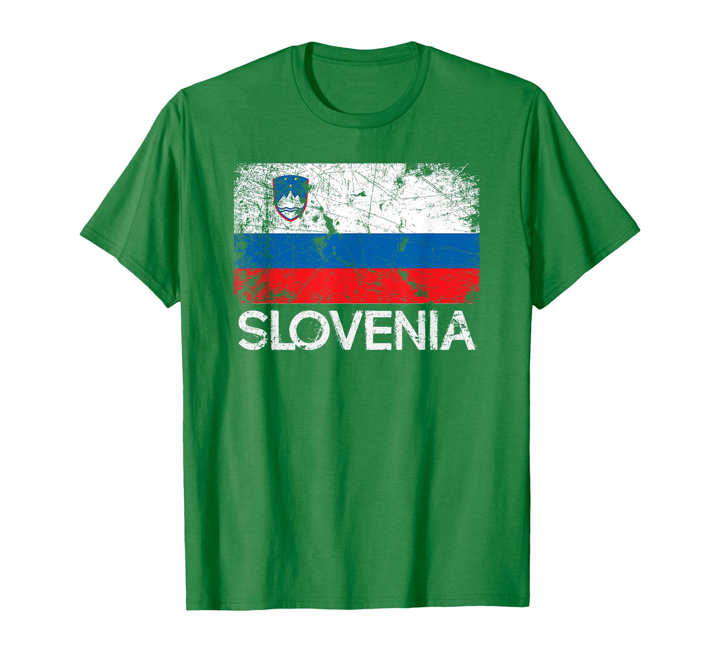 Slovenian Flag T-Shirt | Vintage Made In Slovenia Gift T-Shirt