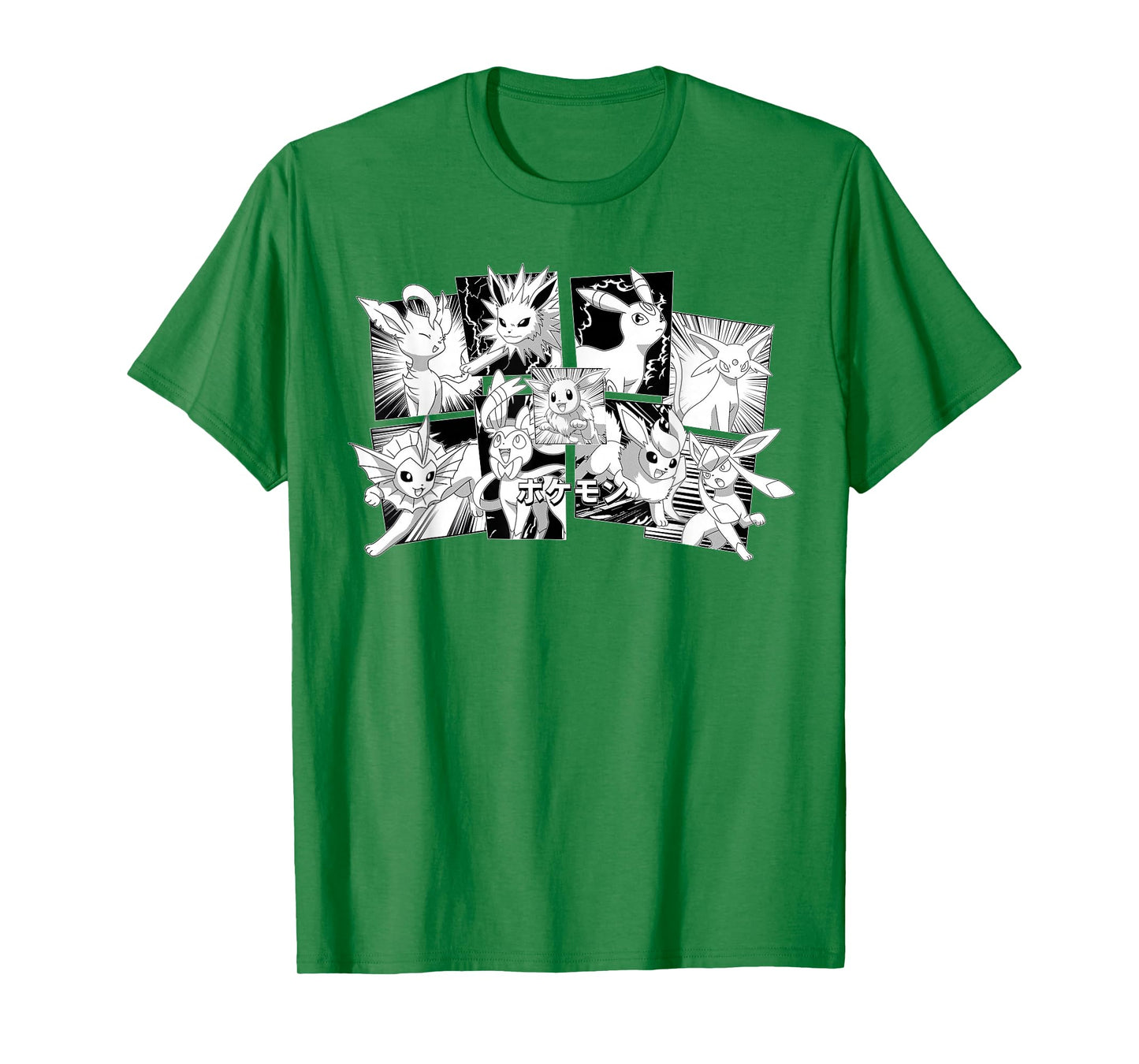 Pokémon - Eeveelutions Character Group Manga Panels T-Shirt