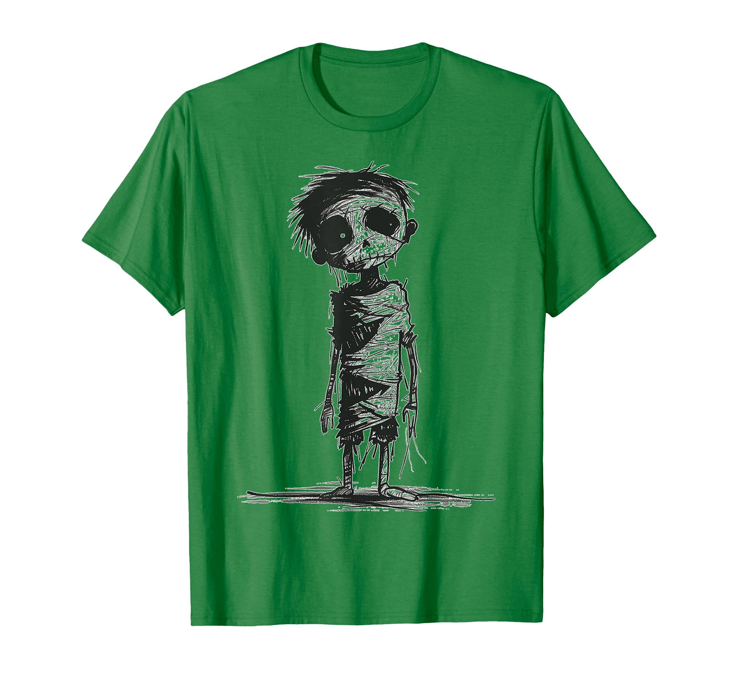 Zombie Costume Halloween Graphic Art Zombie T-Shirt