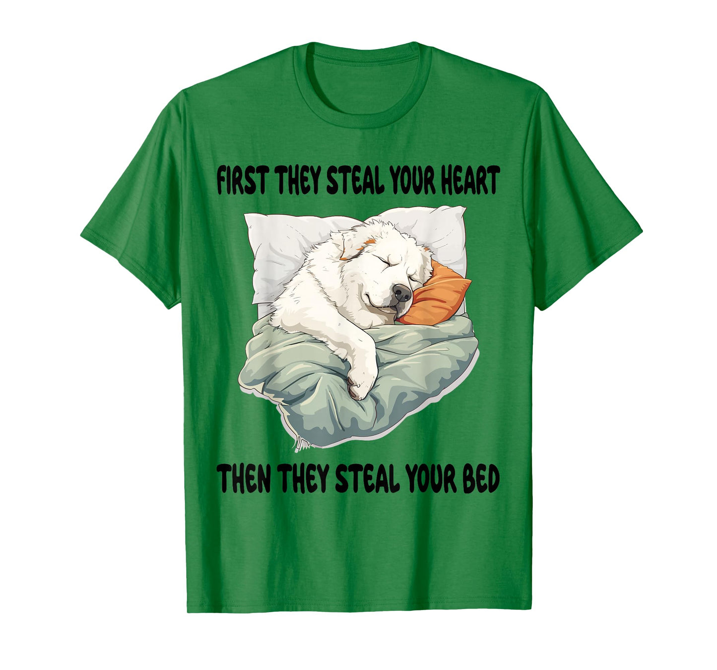 Great Pyrenees Sleeping Pajamas Nightgown T-Shirt