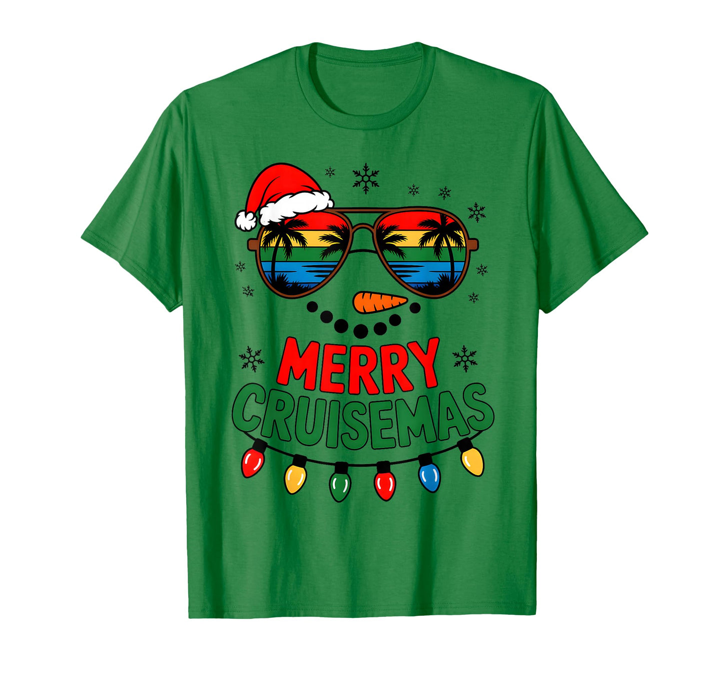 Merry Cruisemas 2025 Christmas Santa Snowman Cruise Family T-Shirt