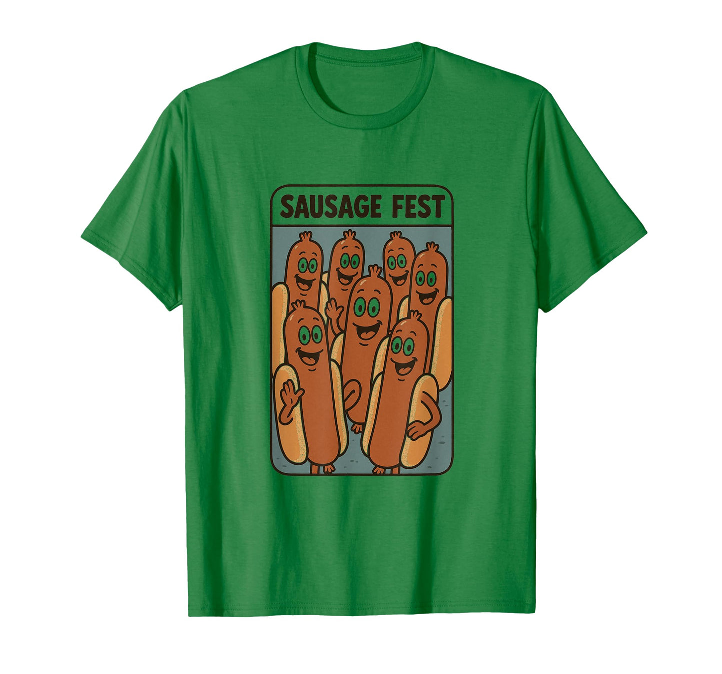 Funny Sausage Fest for Men | Hilarious Hot Dog Wiener Party T-Shirt