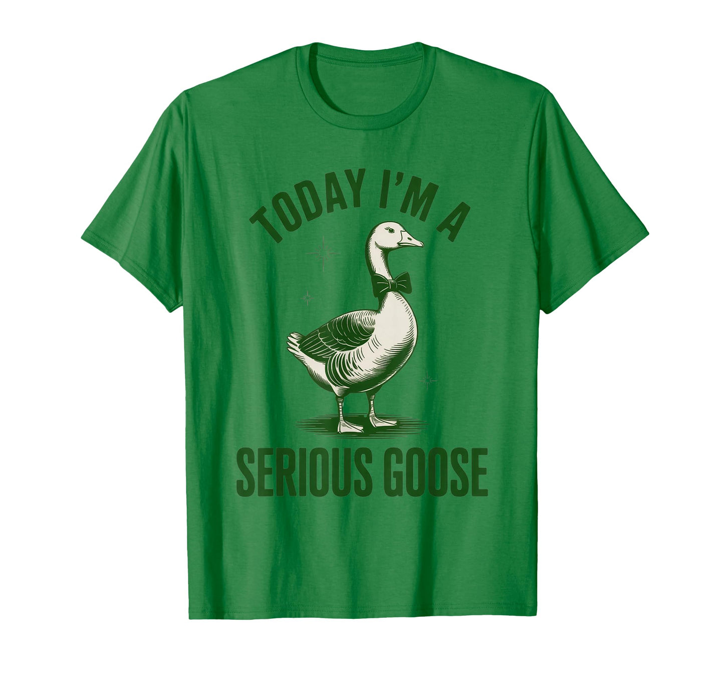 Funny Today I'm a Serious Goose Lovers Goose Meme Geese Cute T-Shirt