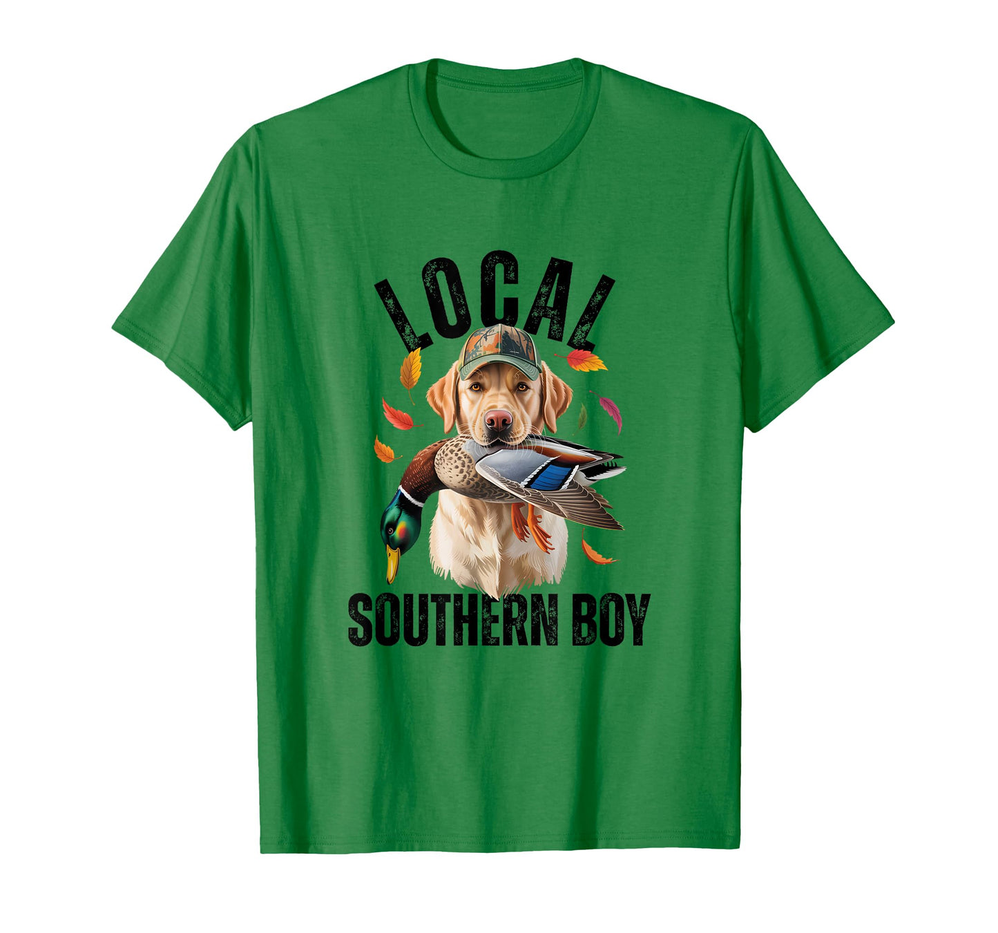 Southern Boy Dog Duck Duck Yellow Retriever Hunting T-Shirt