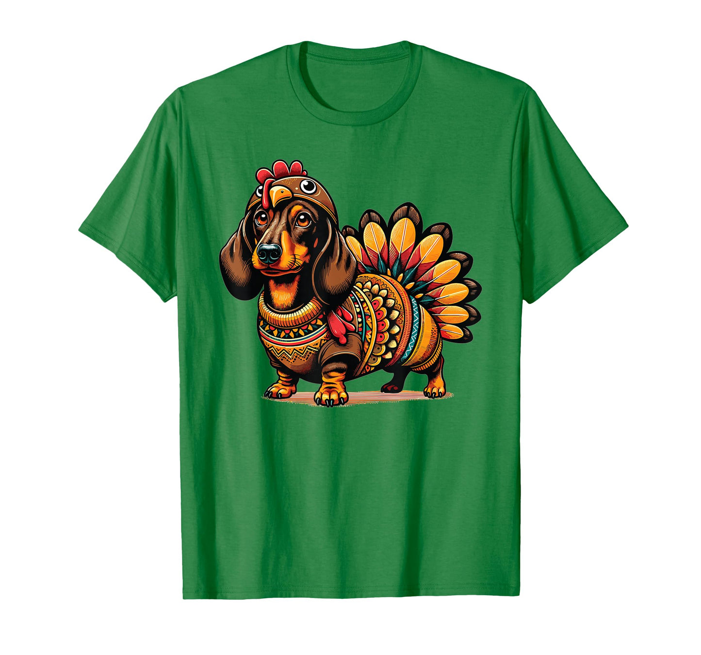 Dachshund Dog Weiner Turkey Costume T-Shirt